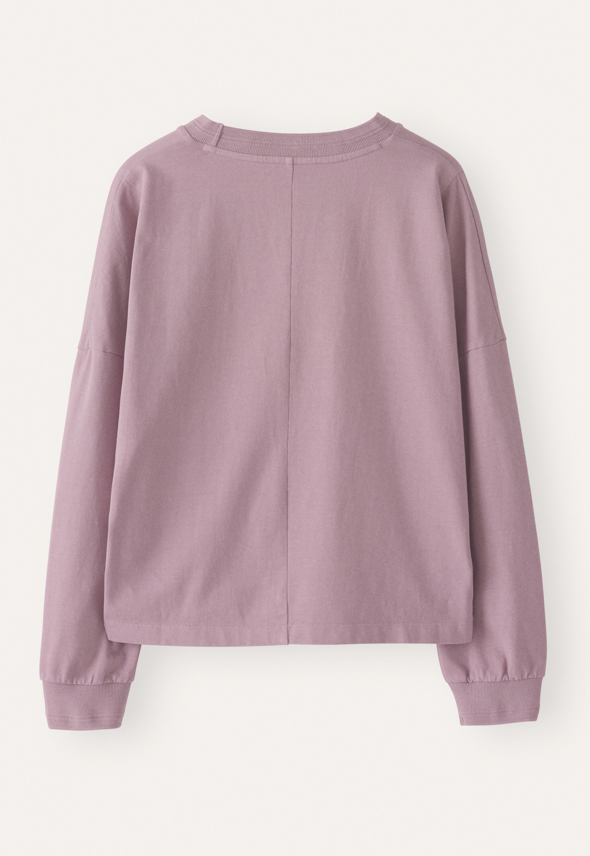 Jersey sweatshirt, Soft mauve, large
