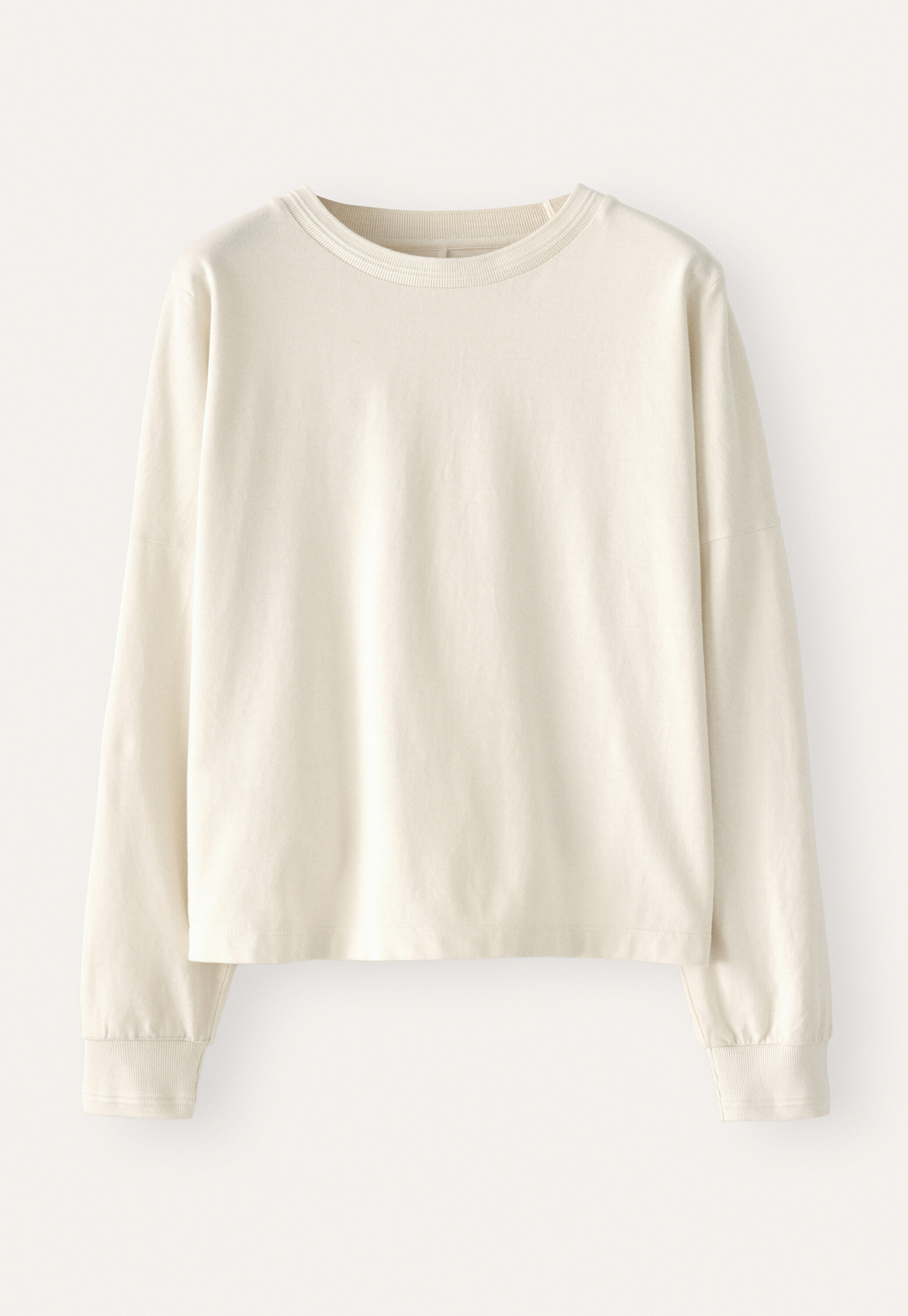 Jersey sweatshirt, Parchment, large