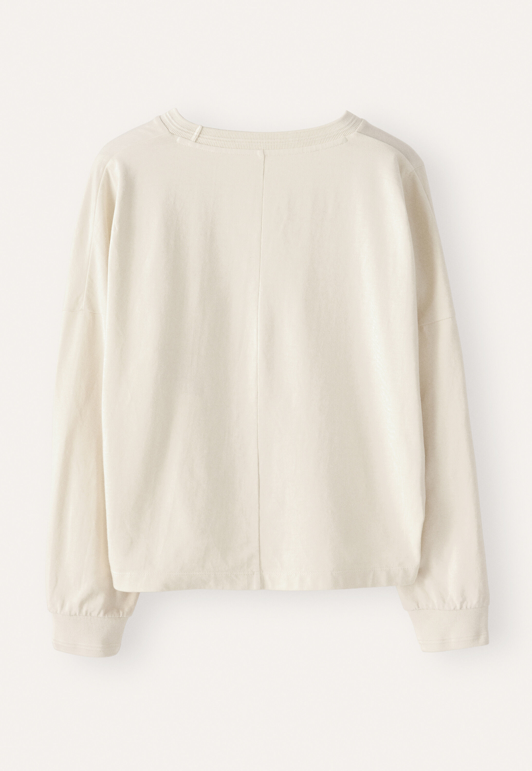 Jersey sweatshirt, Parchment, large