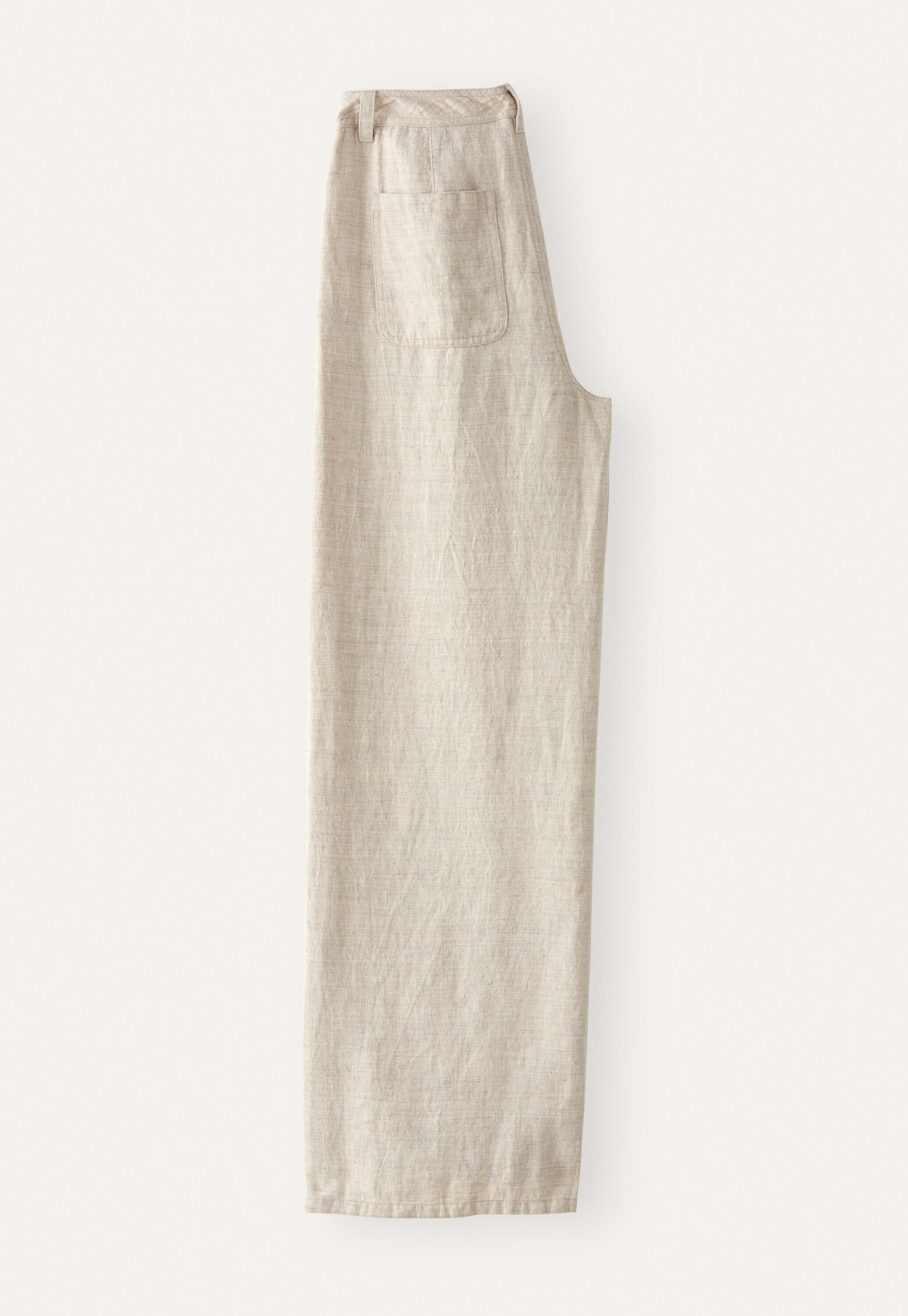 Wide & straight leg trousers, Ecru grey, large