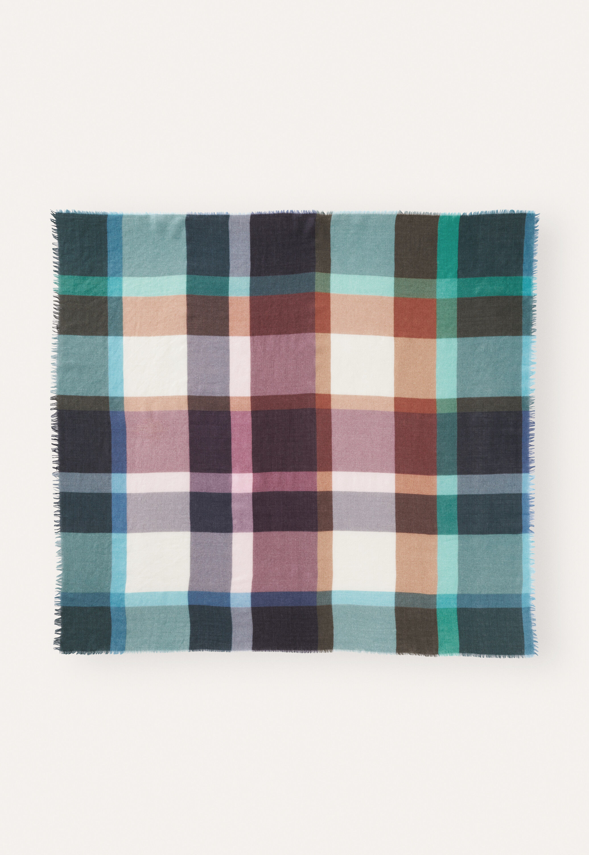 Checked scarf