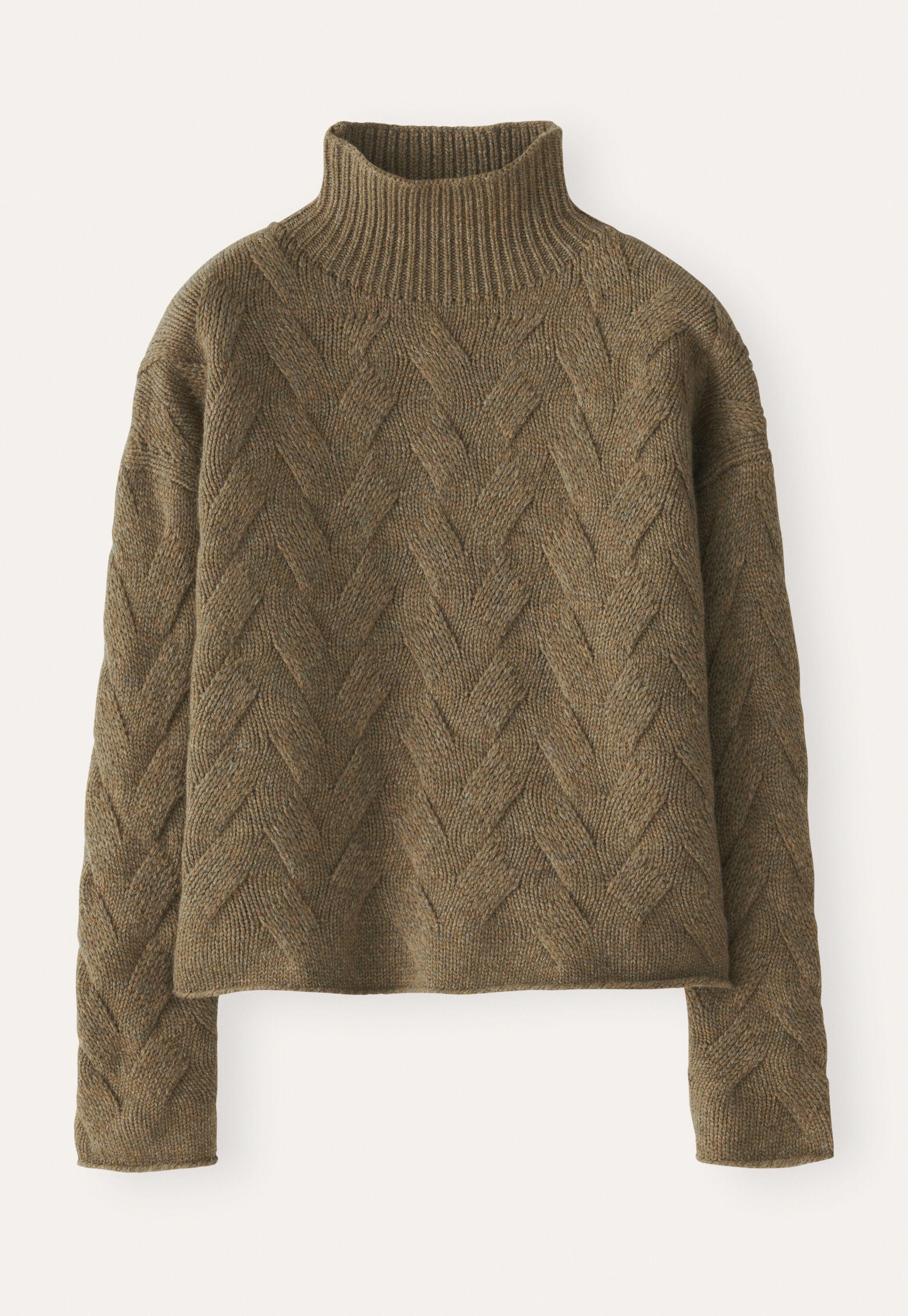 Cable sweater