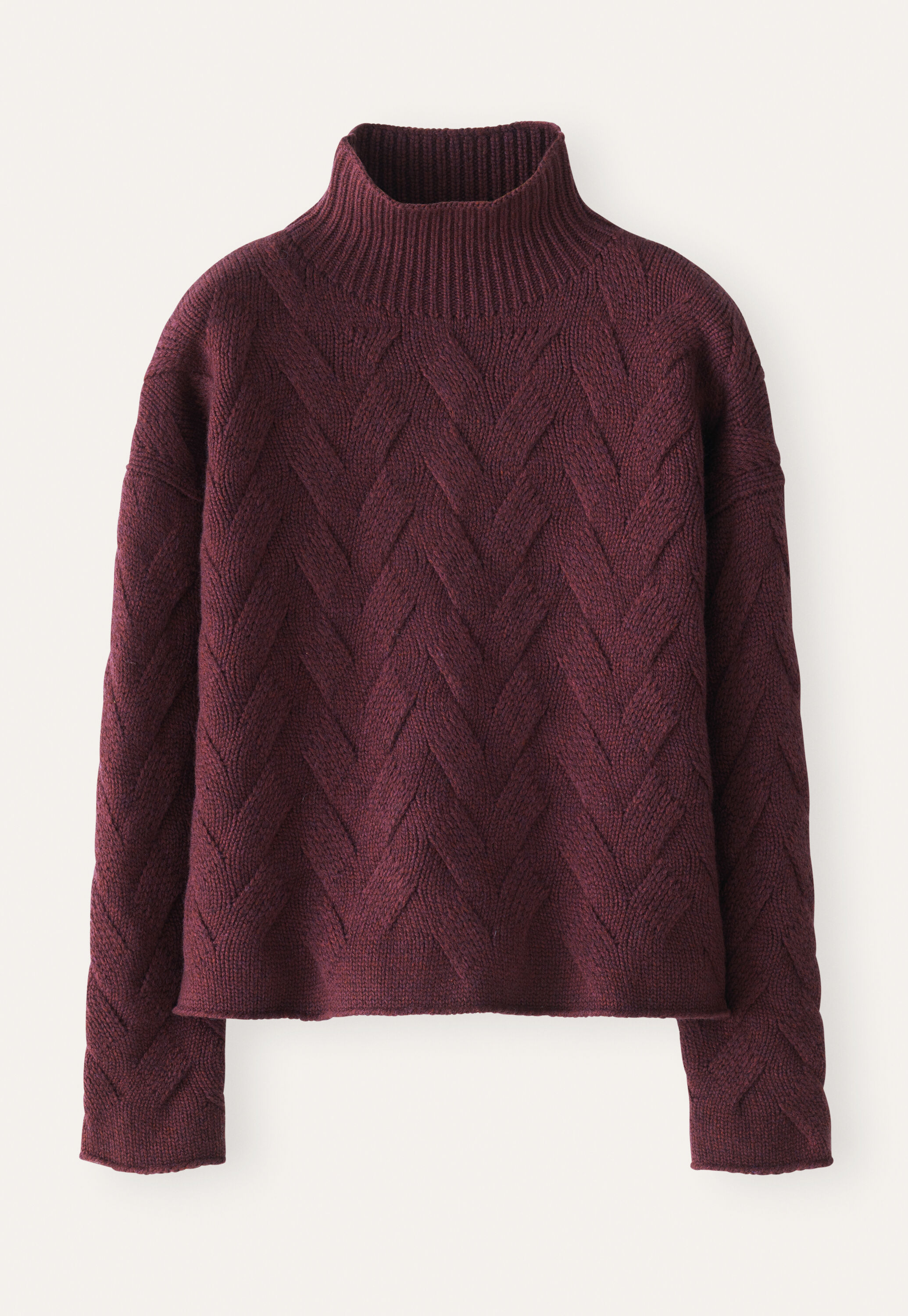 Cable sweater