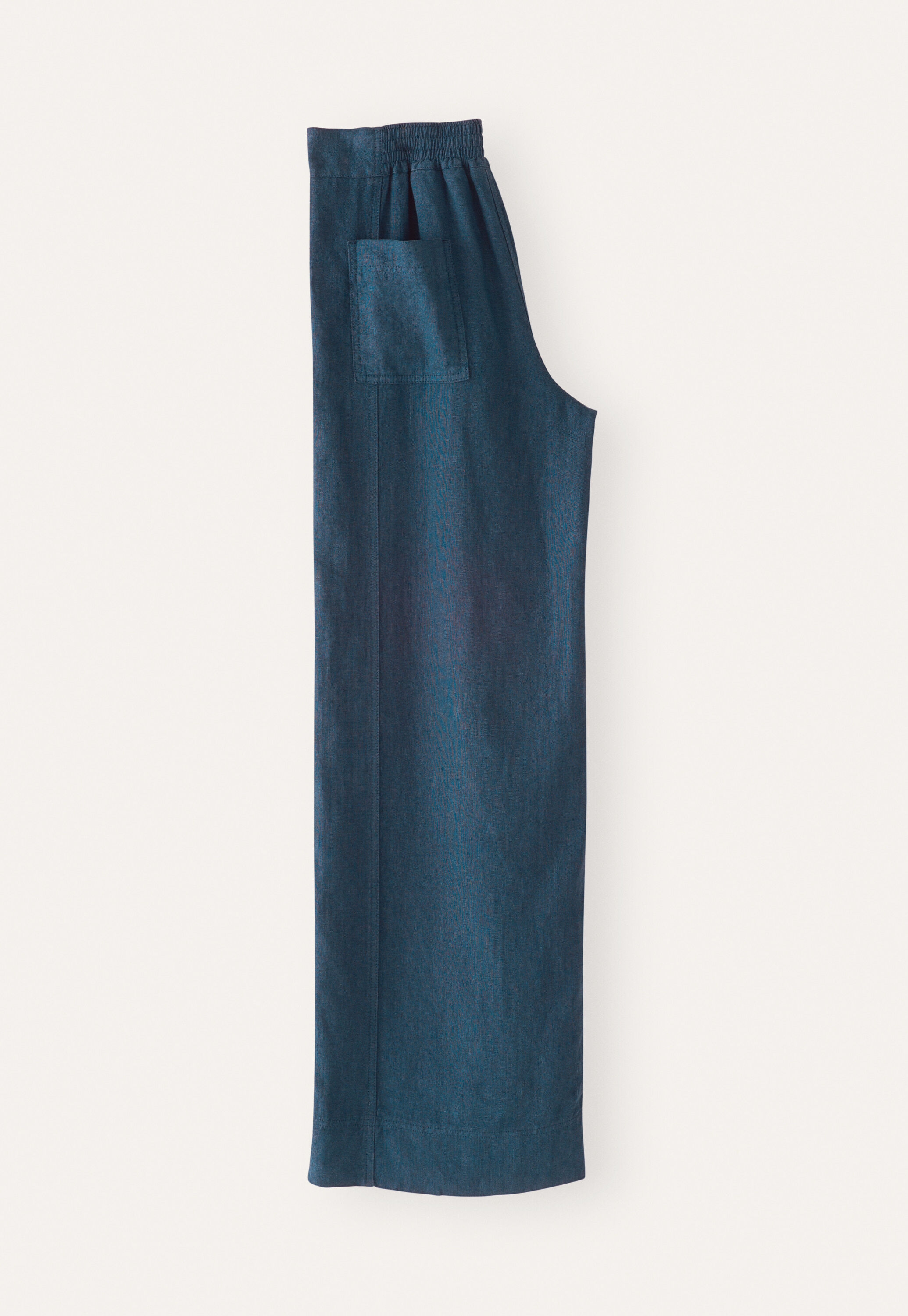Relaxed wide-leg trousers