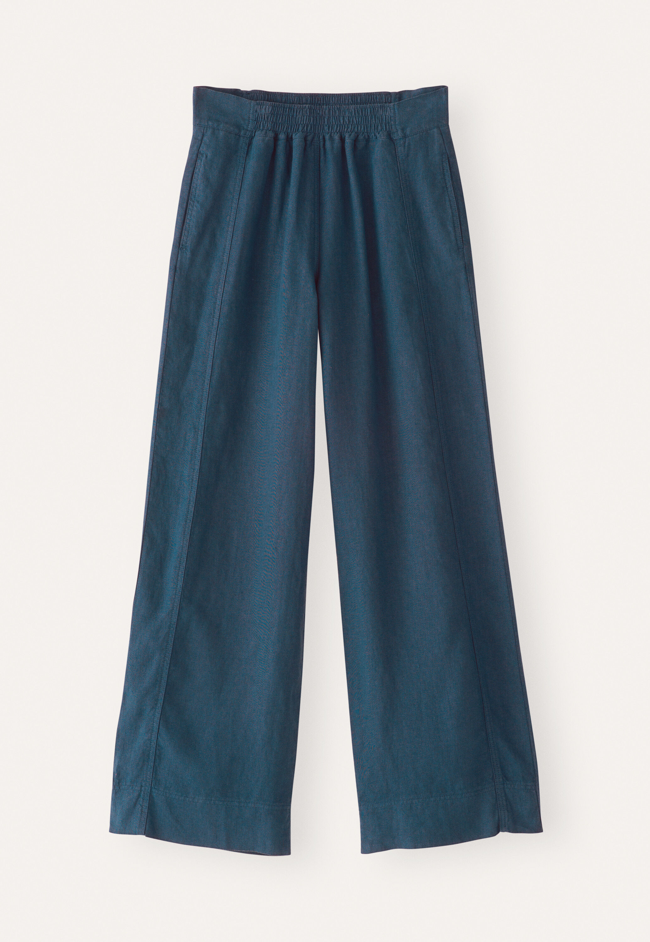 Relaxed wide-leg trousers