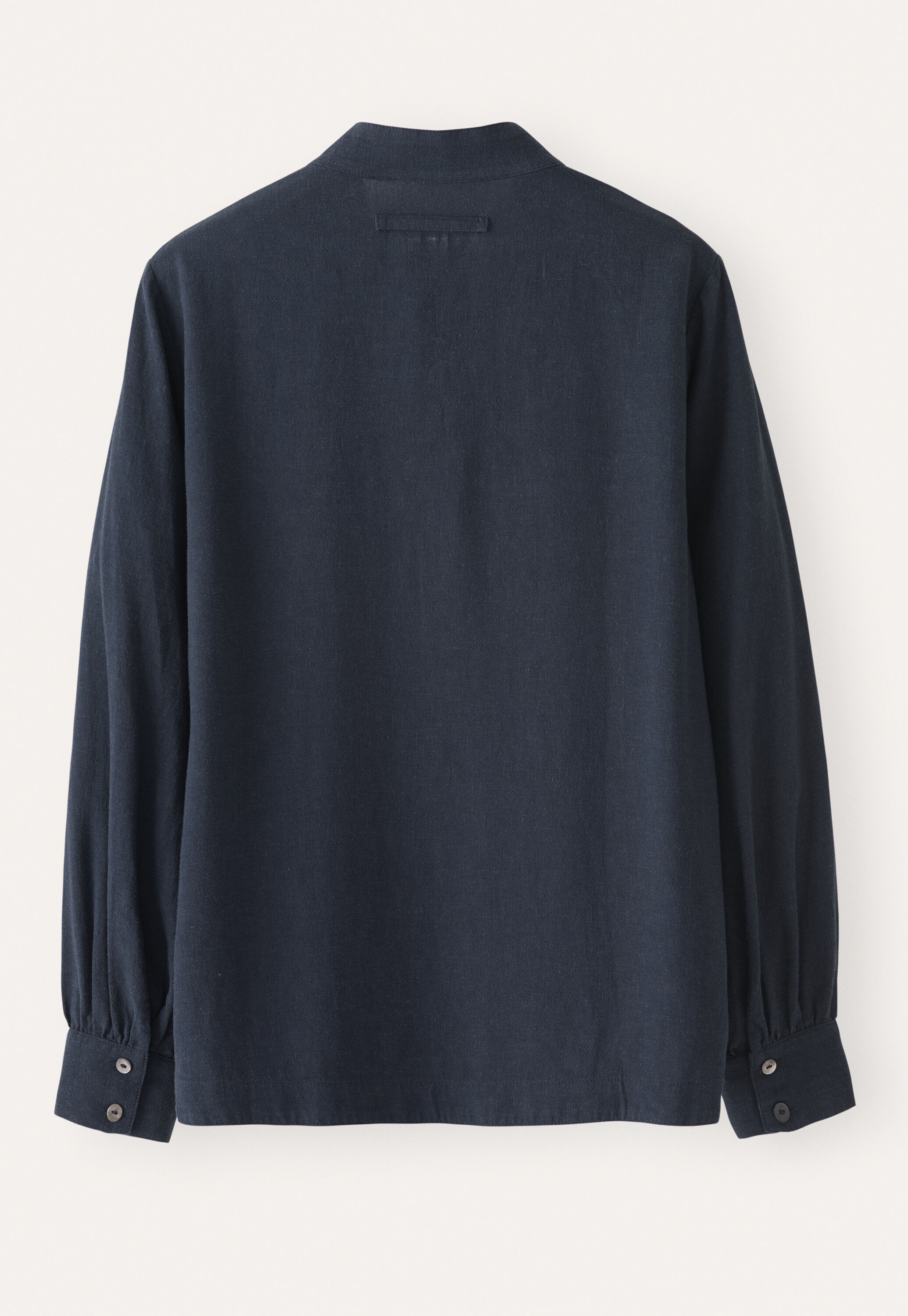 Funnel-neck blouse