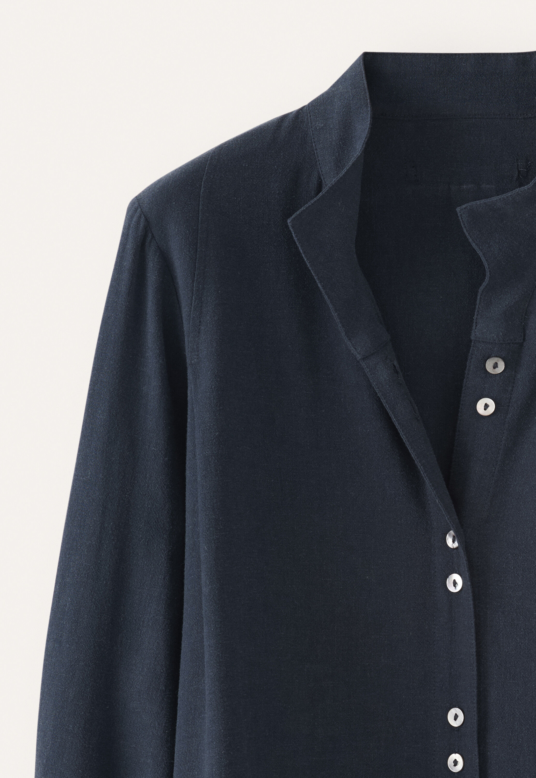 Funnel-neck blouse