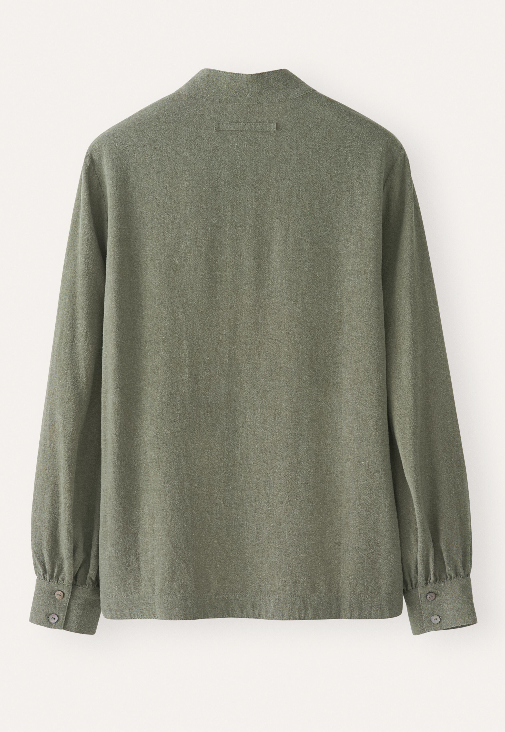 Funnel-neck blouse