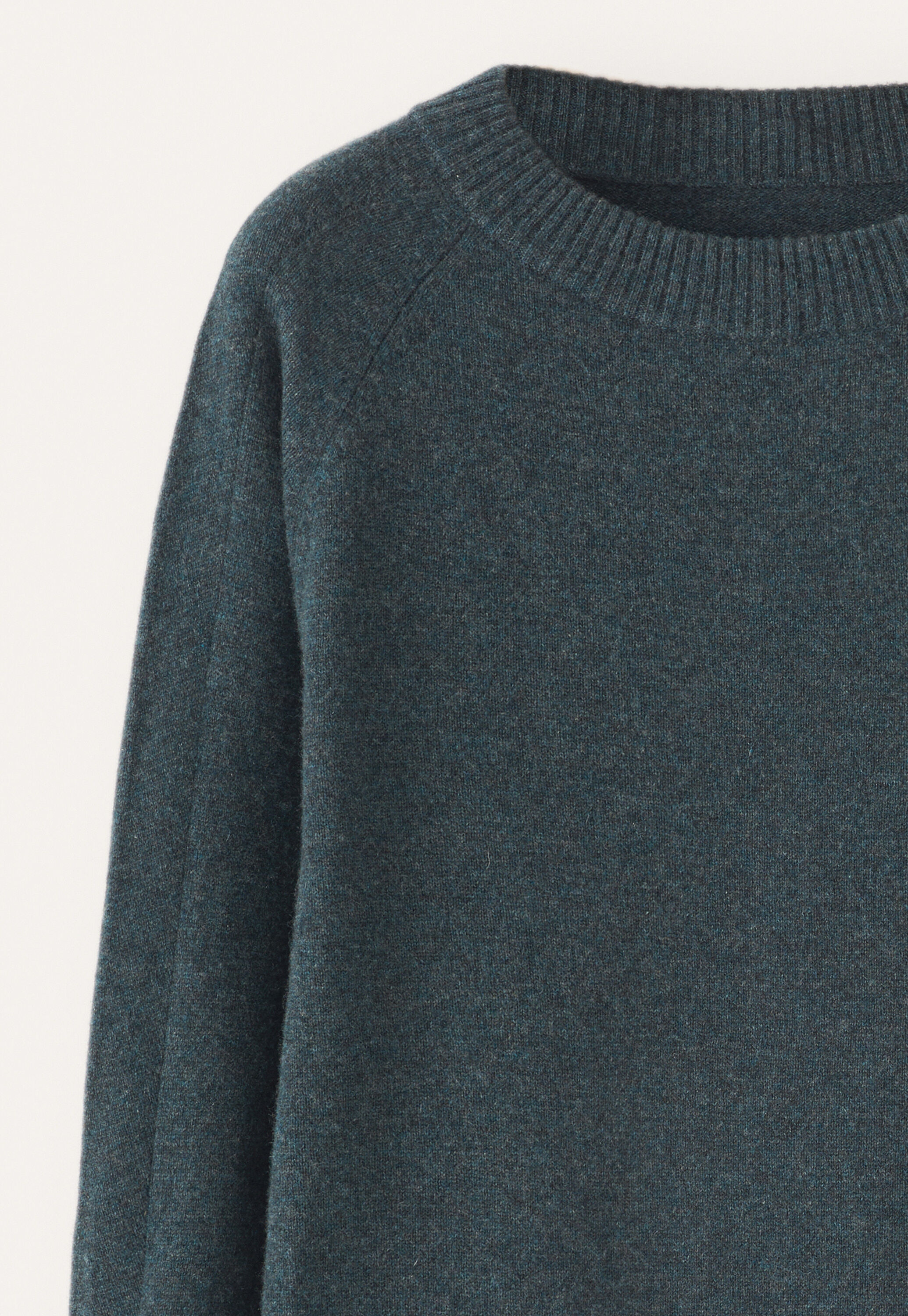 Raglan-sleeve sweater