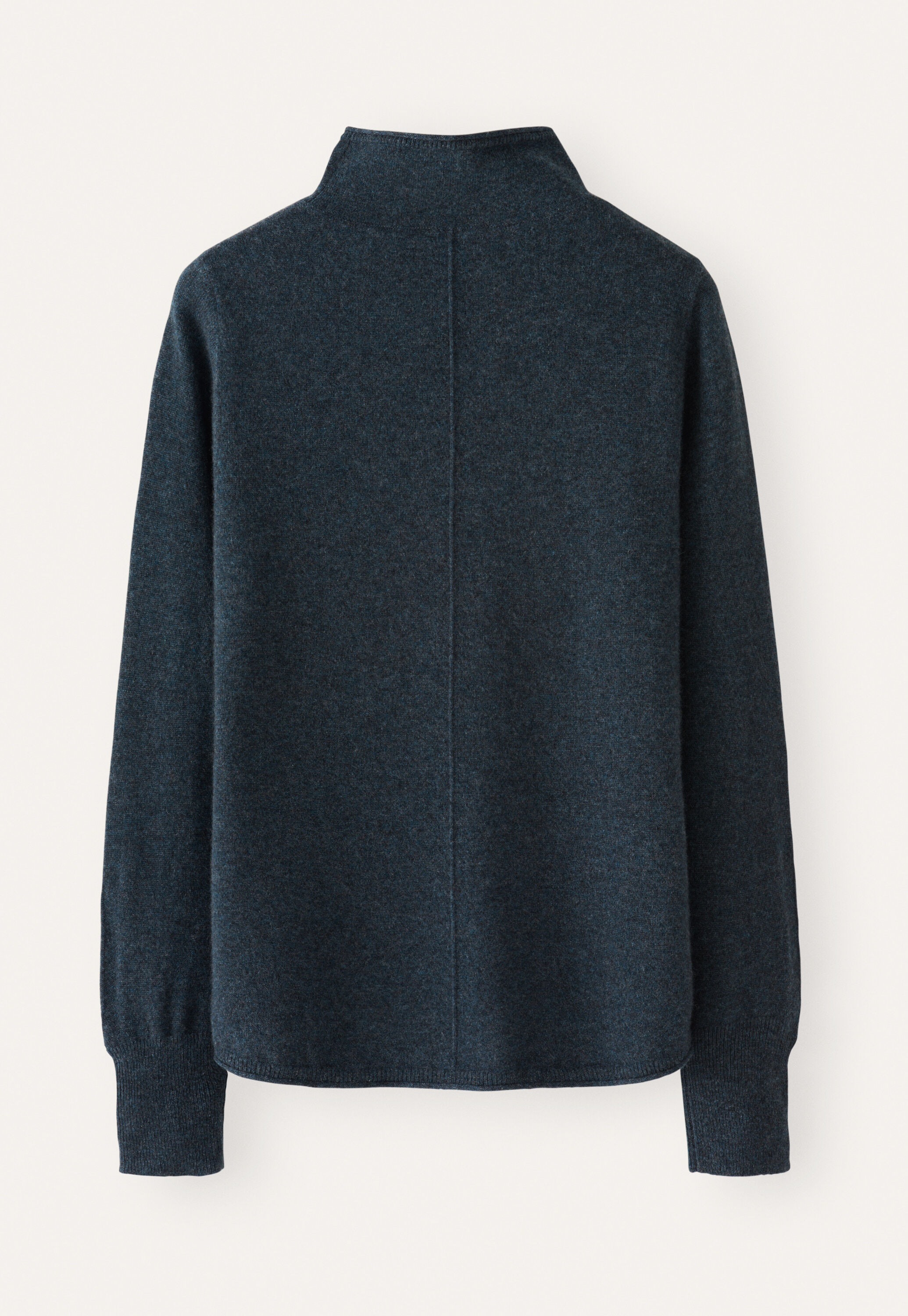 Slim funnel-neck sweater
