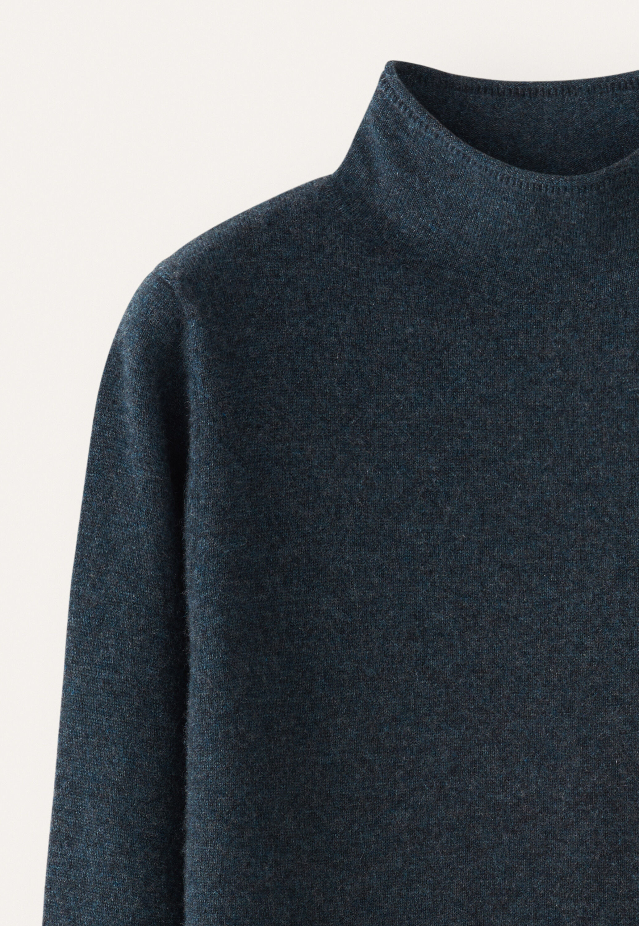 Slim funnel-neck sweater