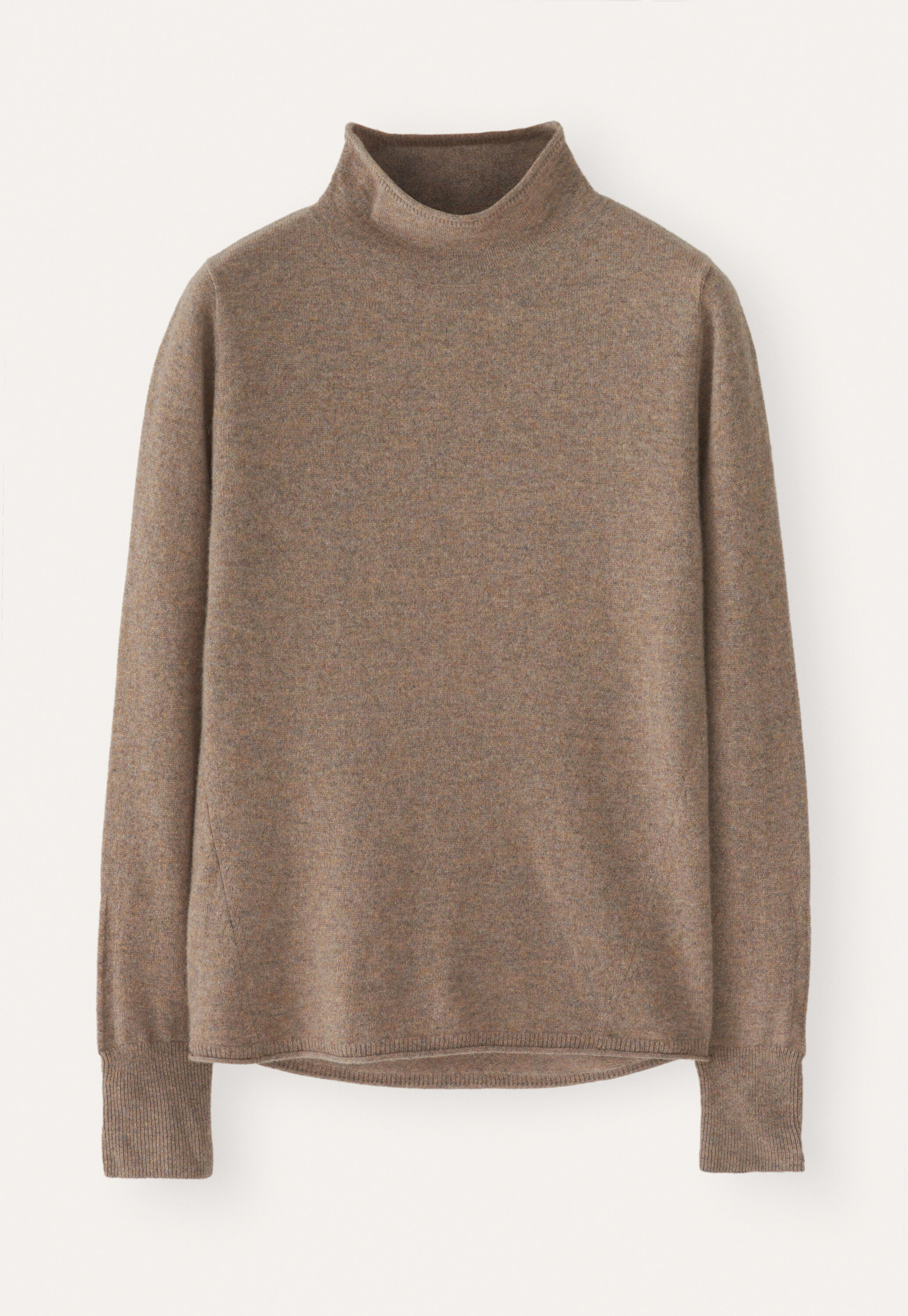 Slim funnel-neck sweater