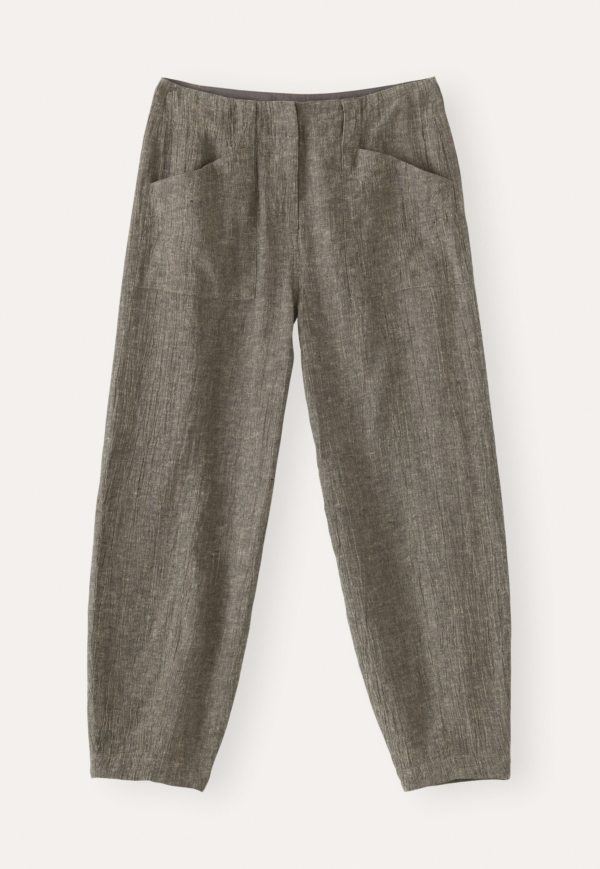 Front-seam trousers