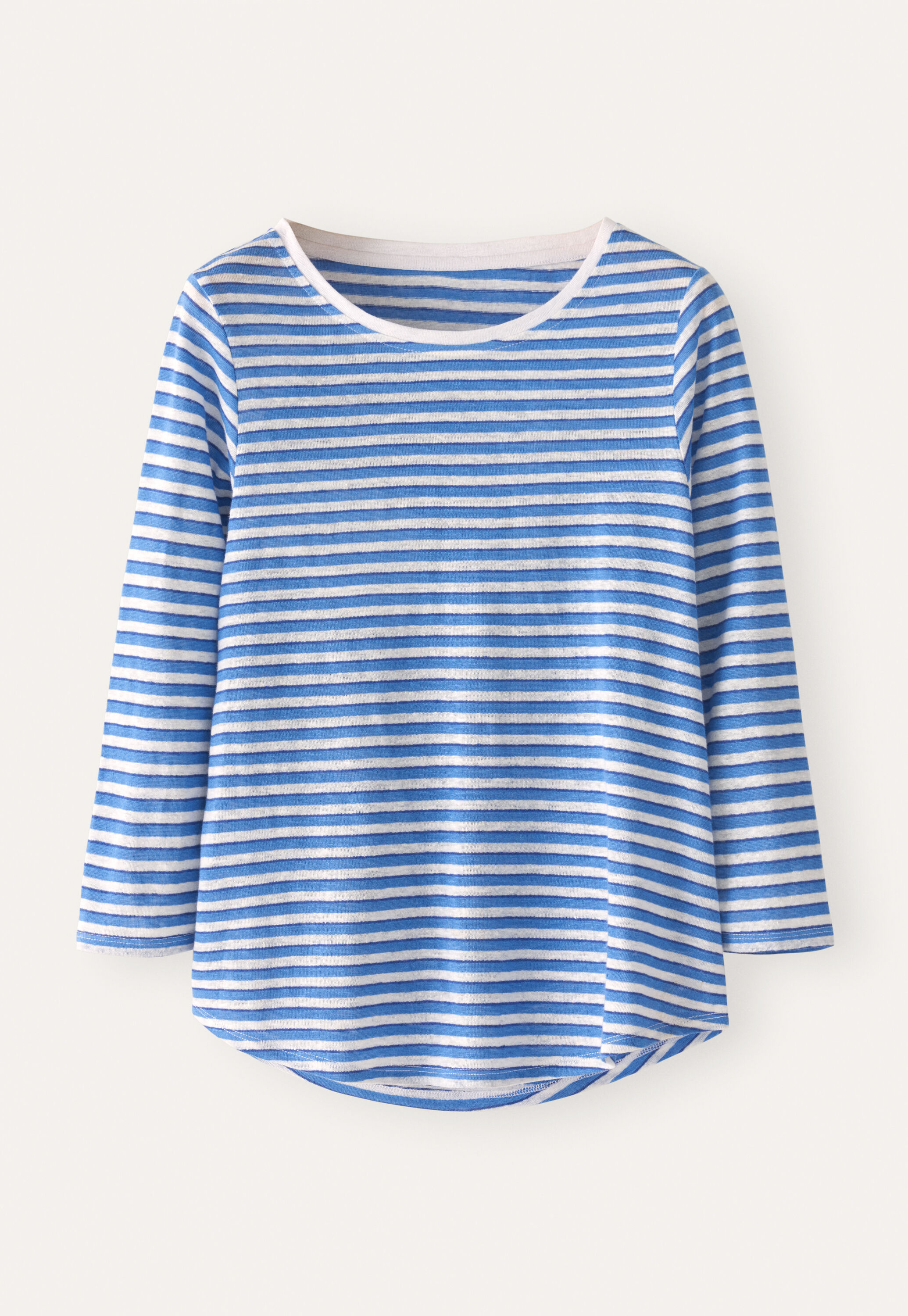 Striped jersey top