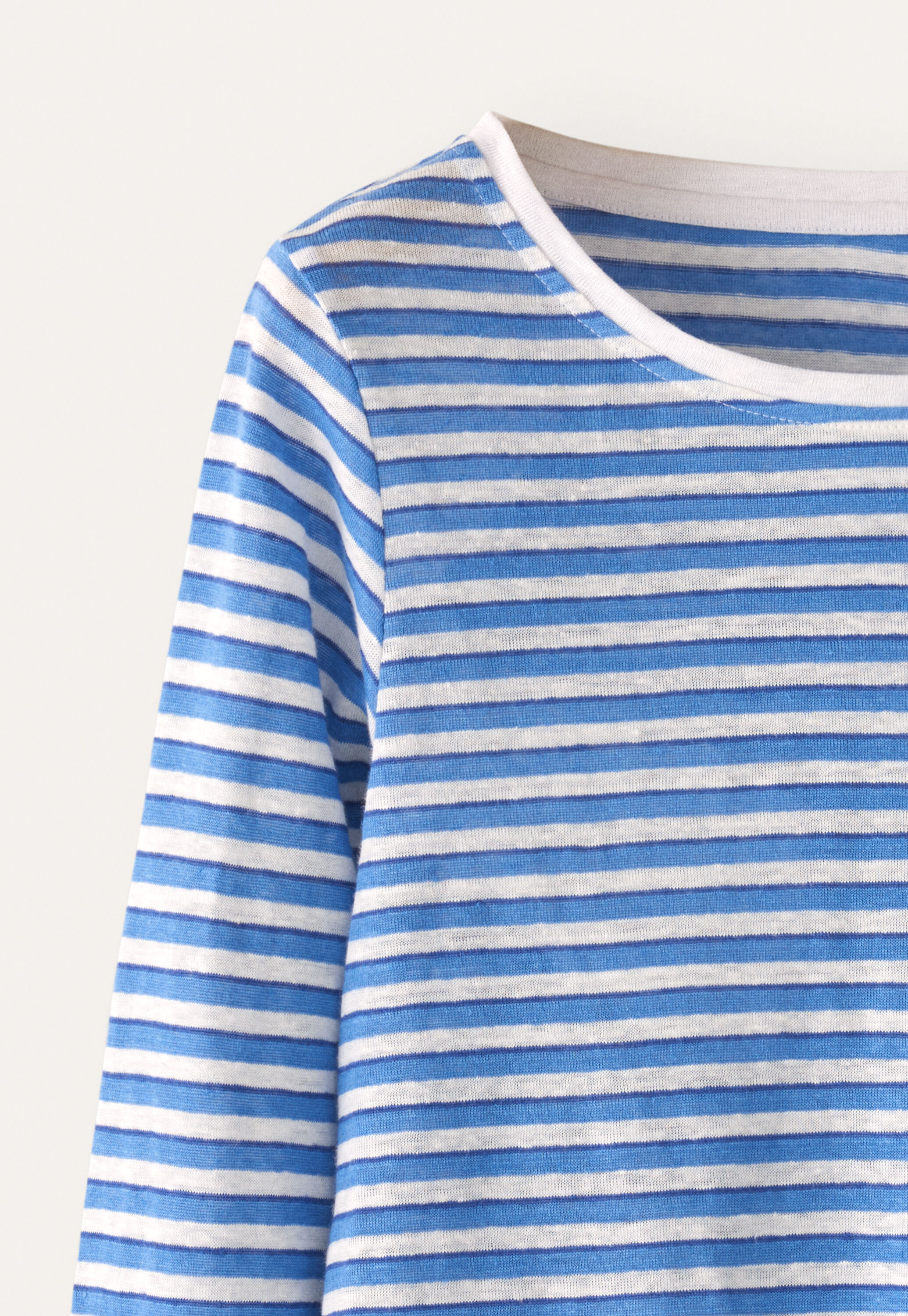 Striped jersey top