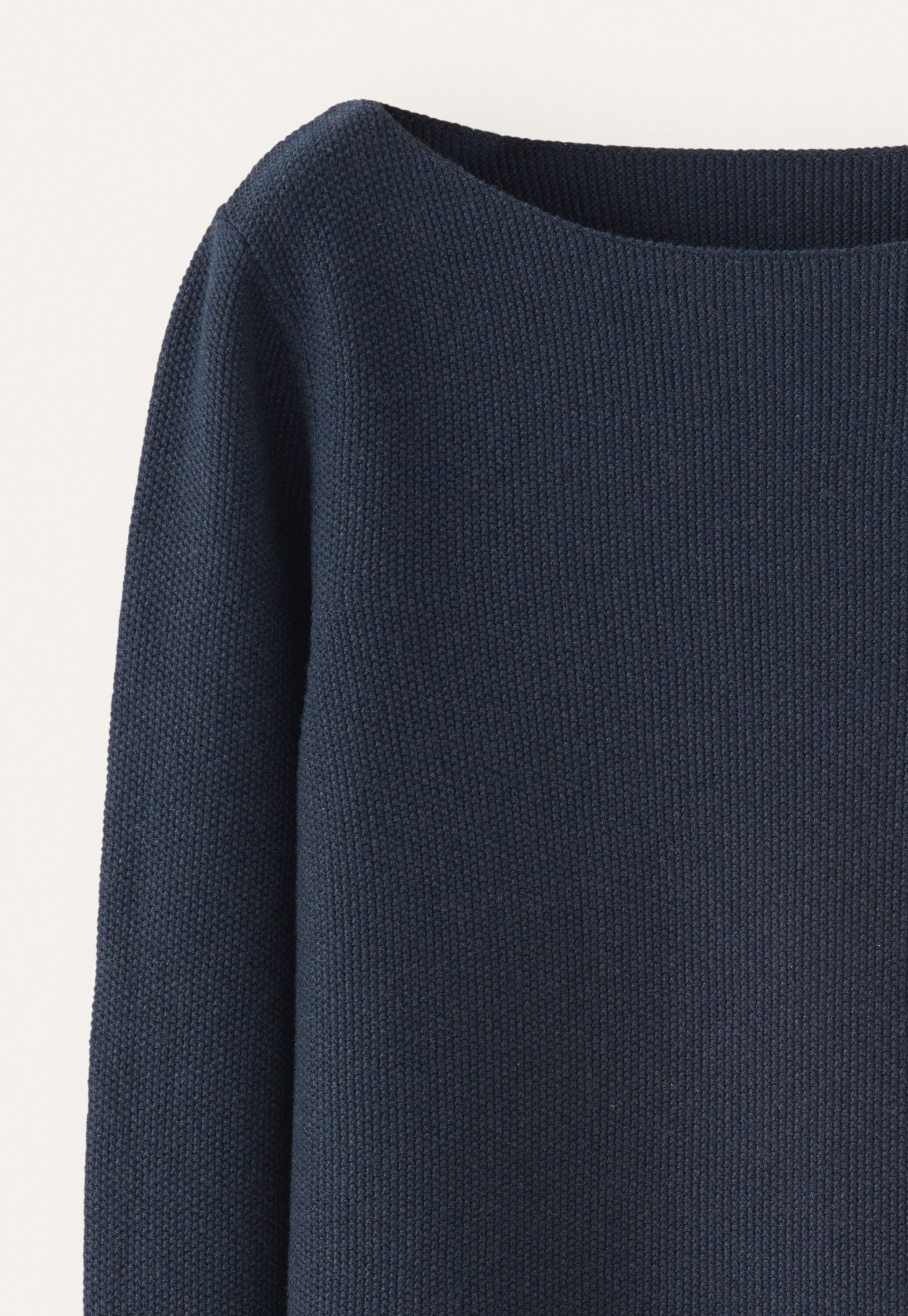 Boat-neck sweater, Dark petrol, large