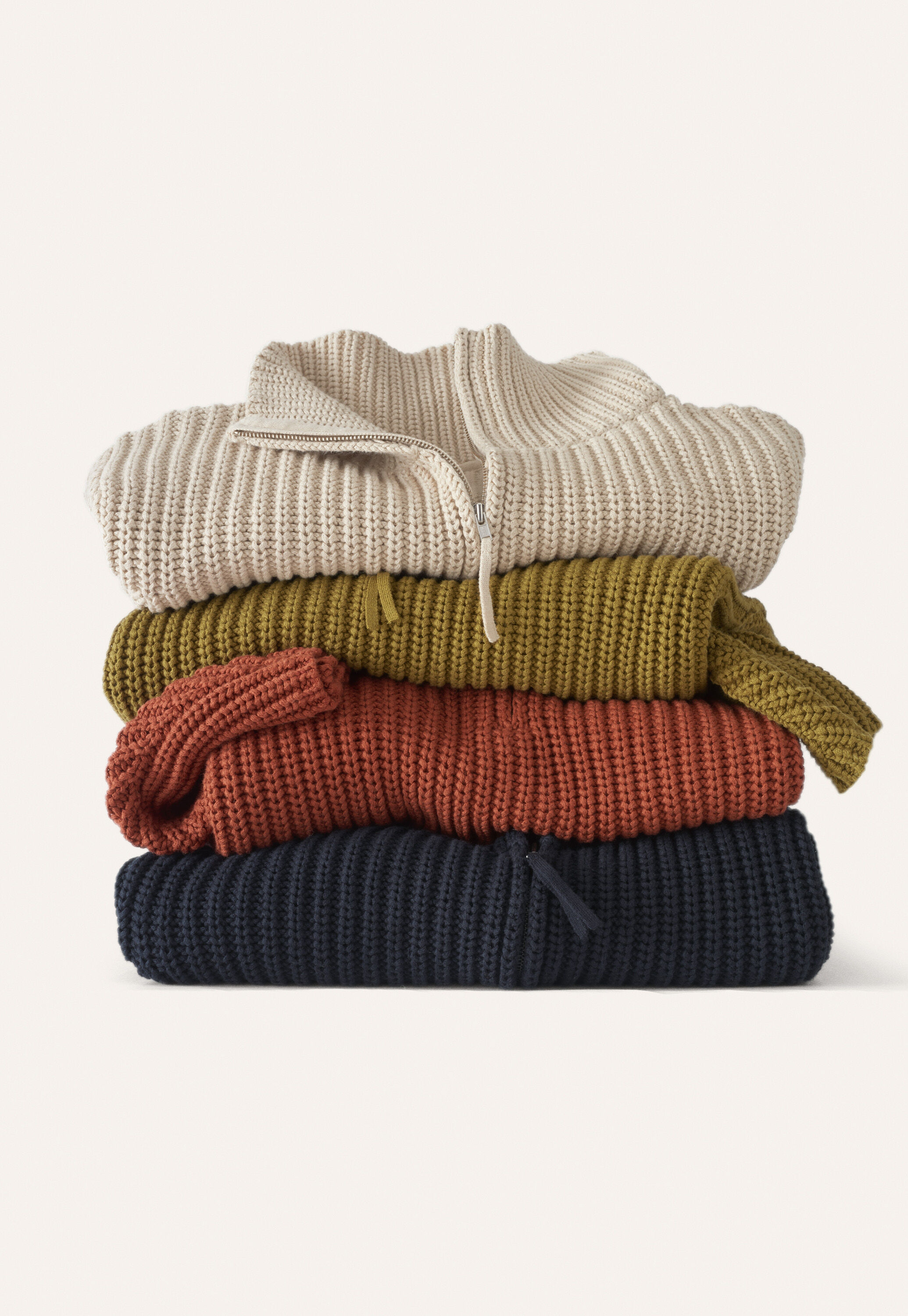 Hand-knitted cardigan