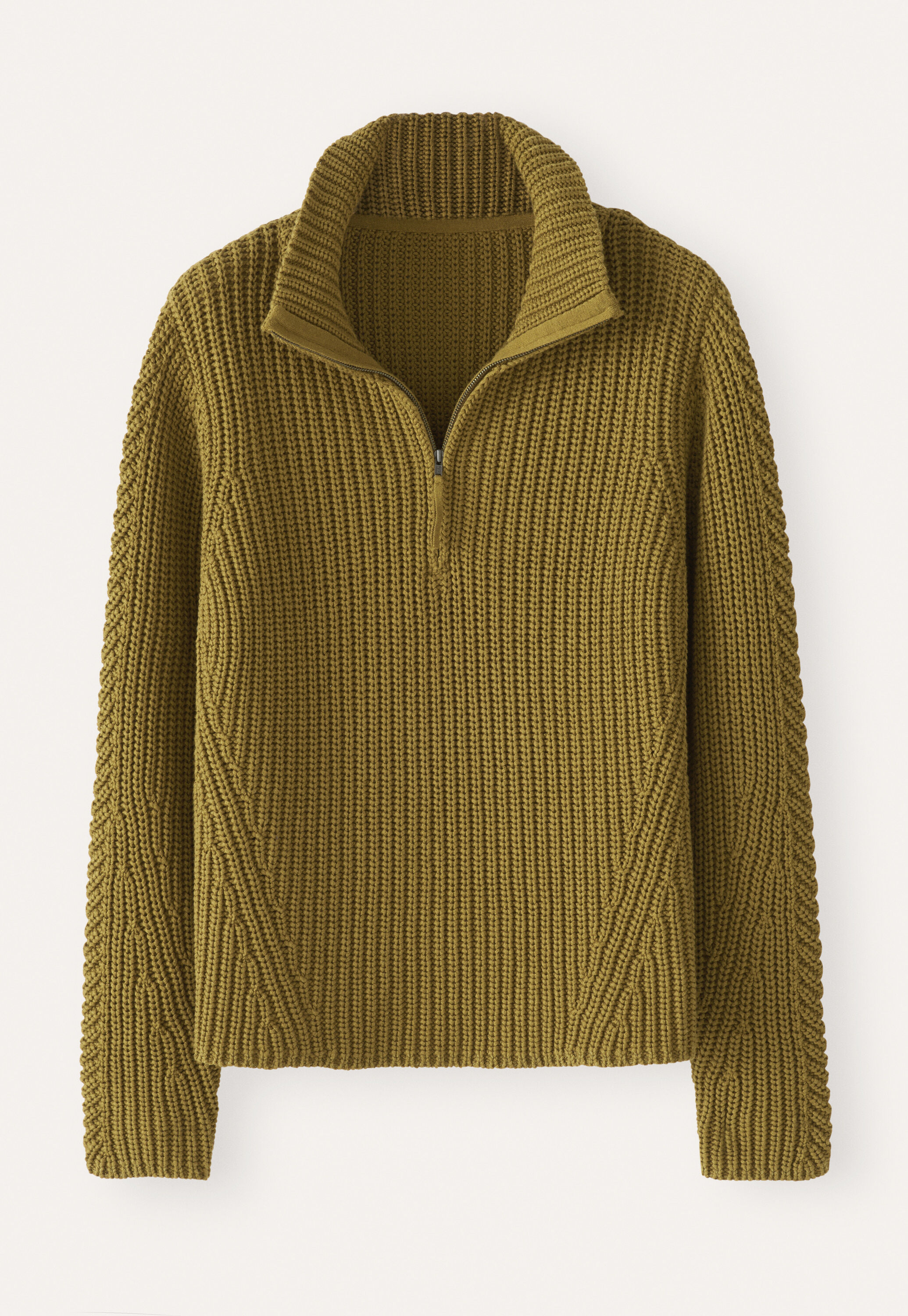 Zip-neck sweater