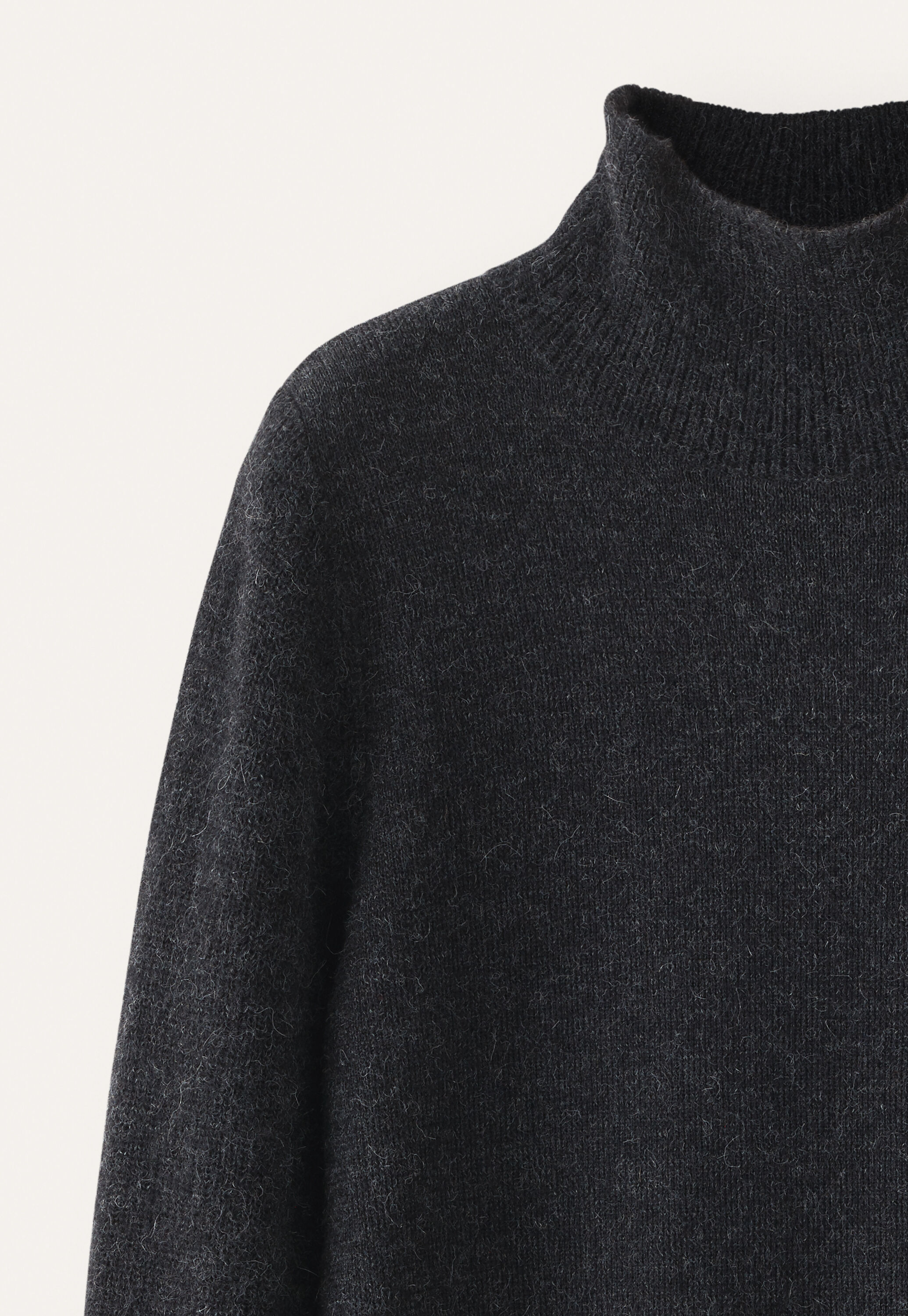 Funnel-neck sweater