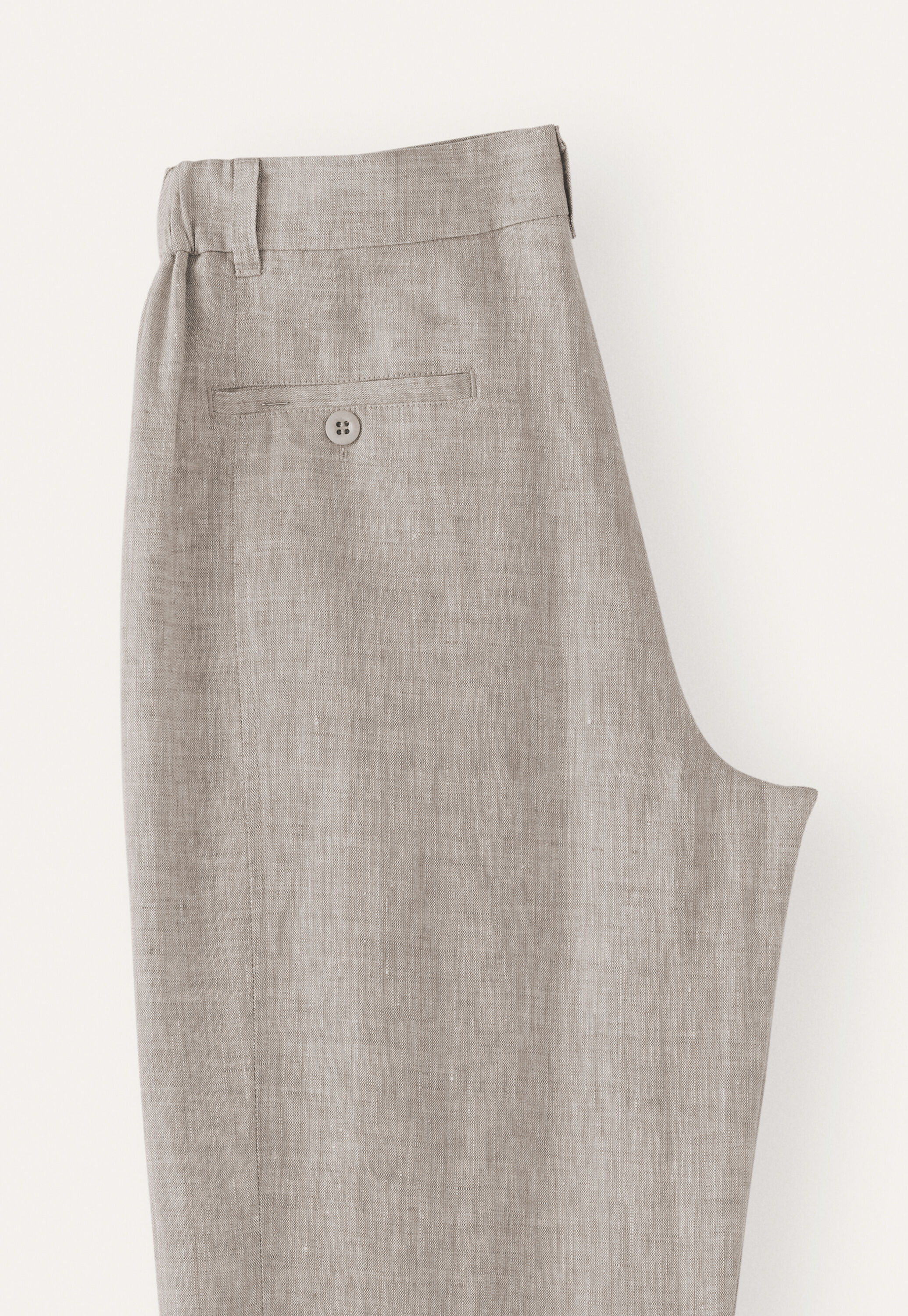 Cropped tapered trousers