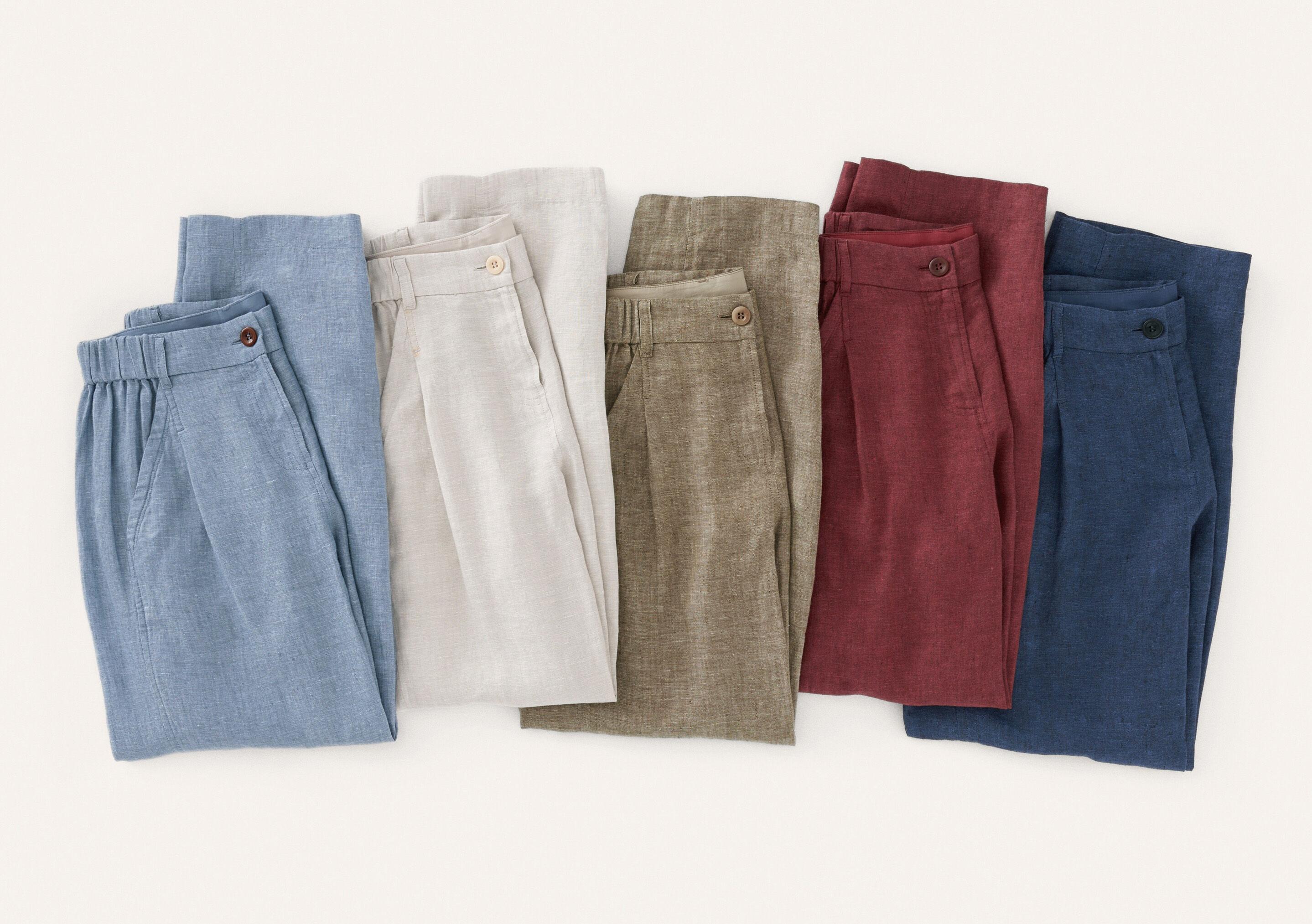 Pleat-front trousers