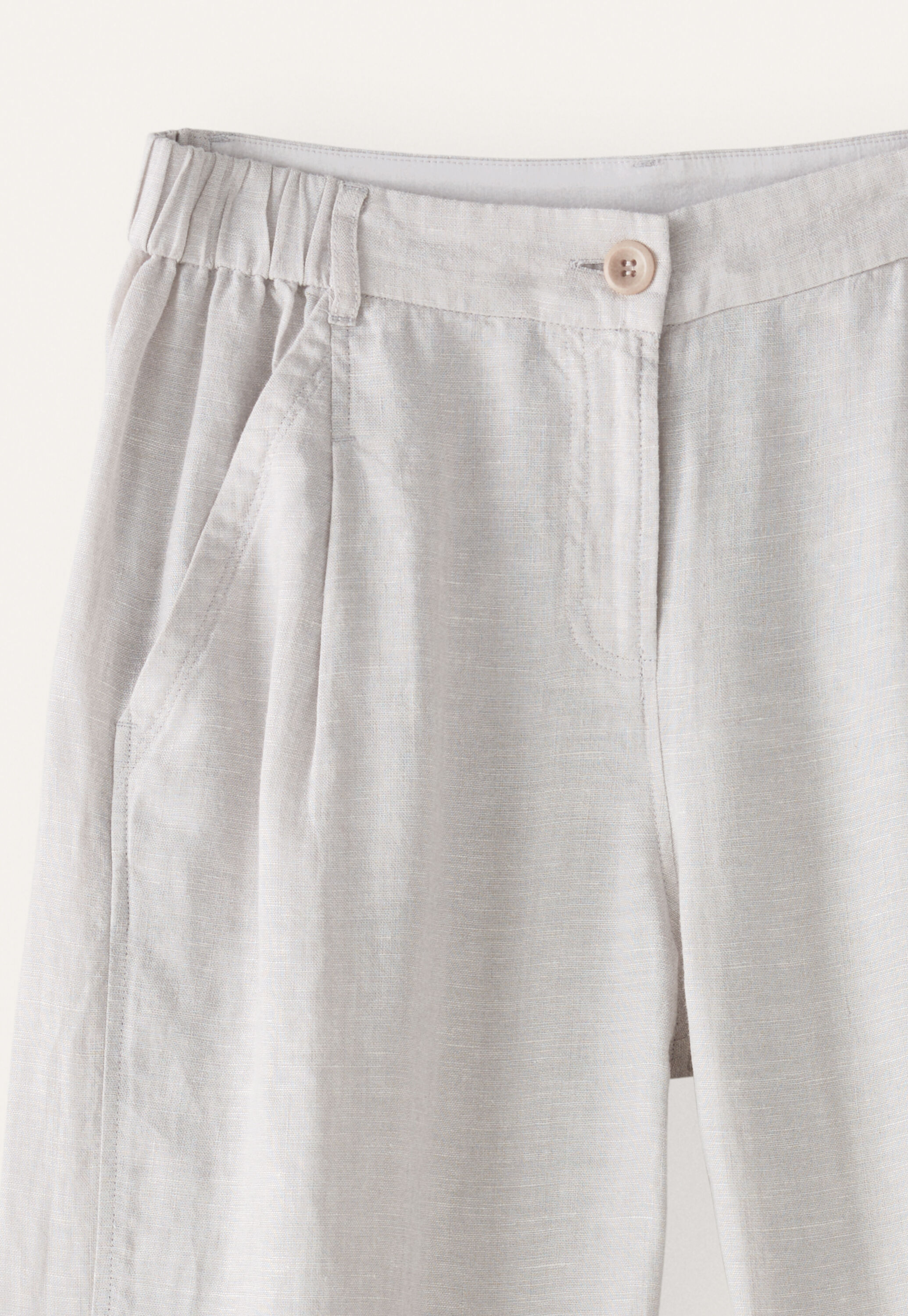 Cropped tapered trousers