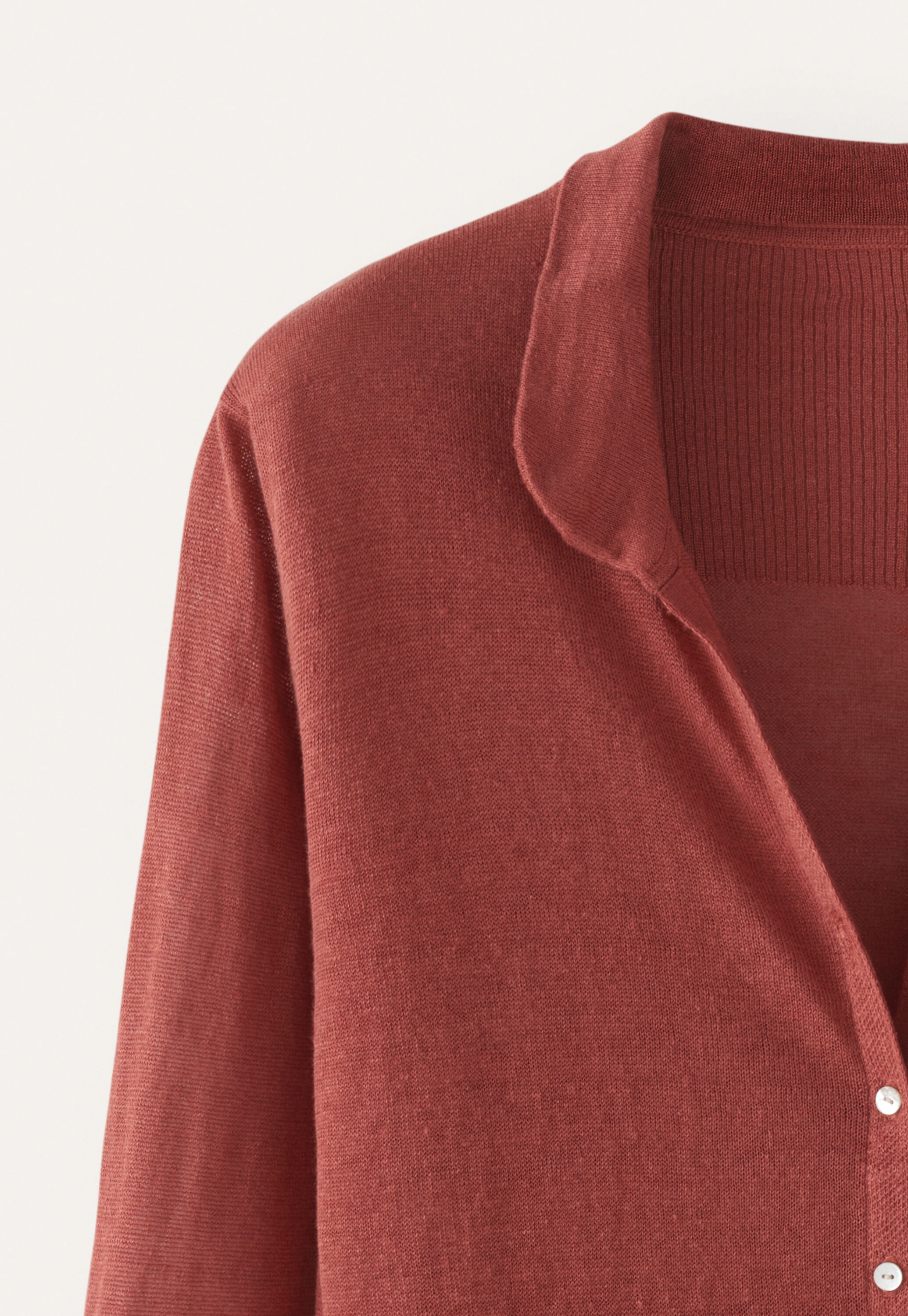 Collared cardigan