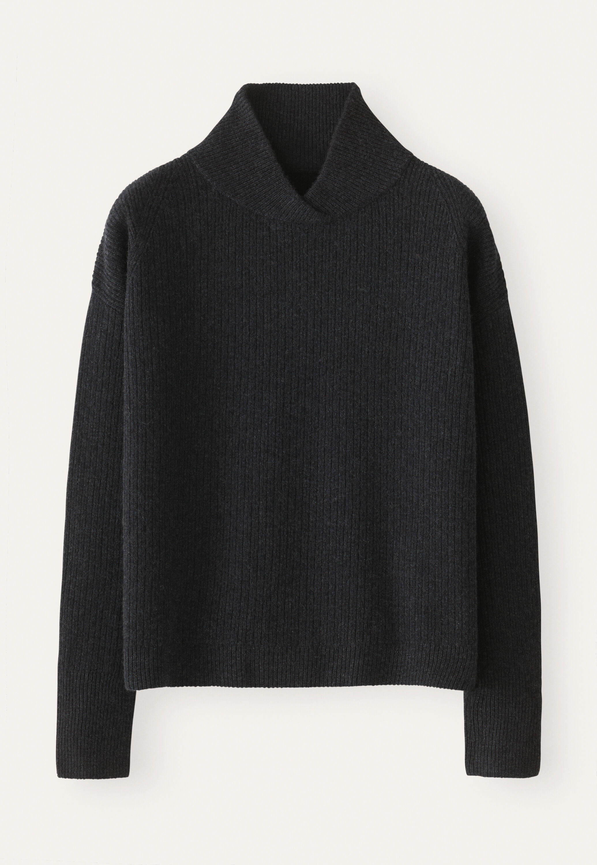Rib-stitch sweater