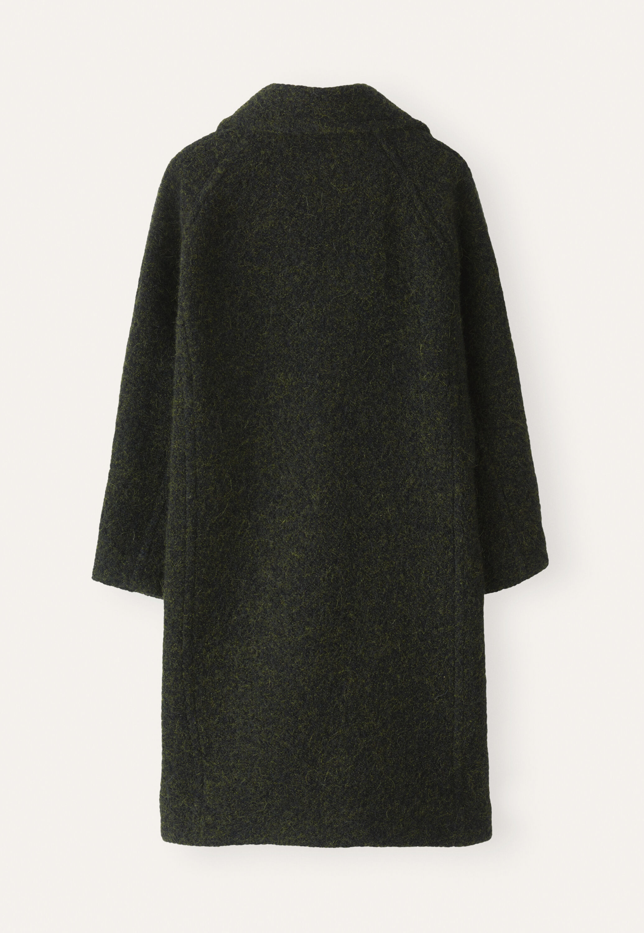 Raglan-sleeve coat