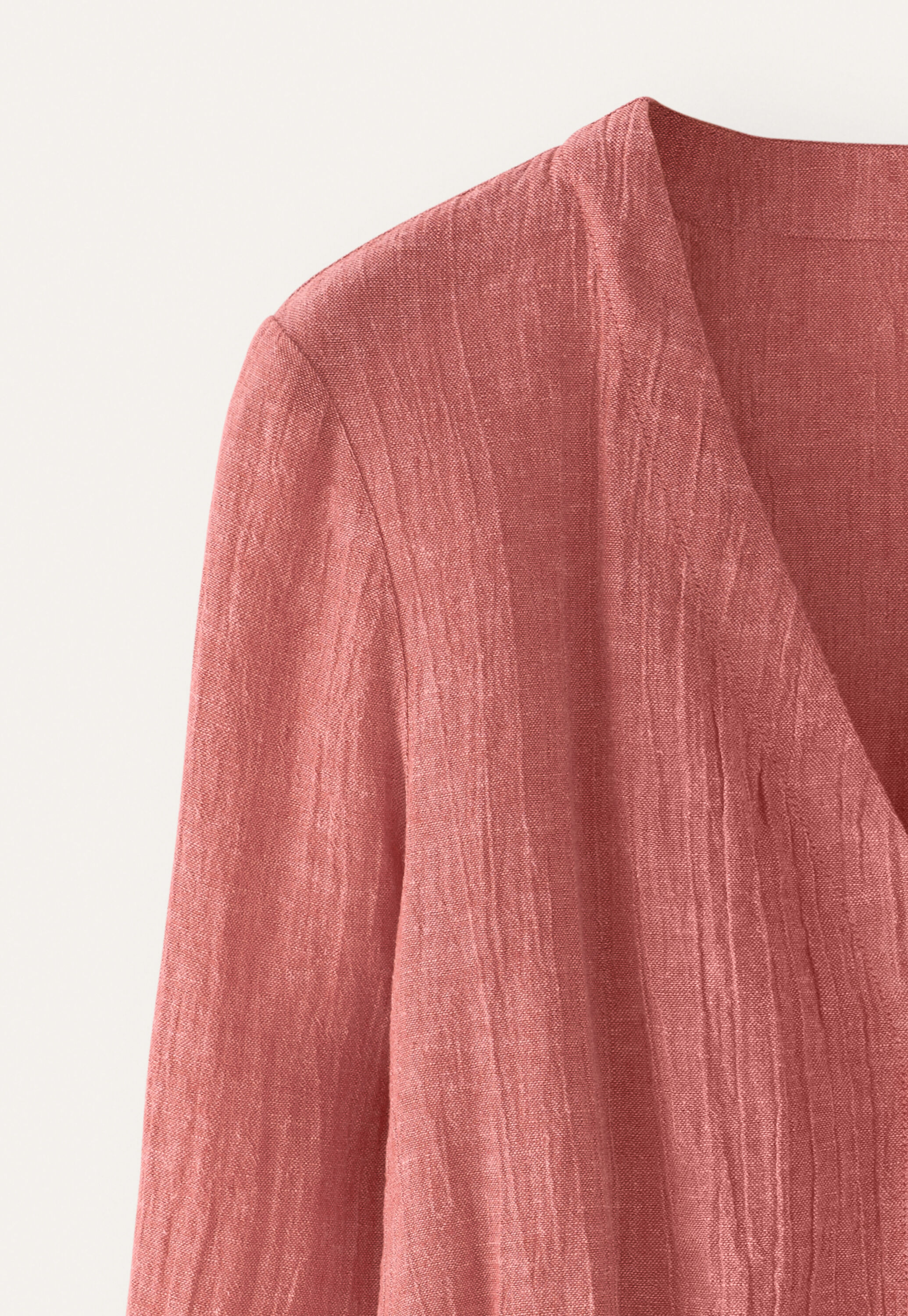 Pleat-waist shirt