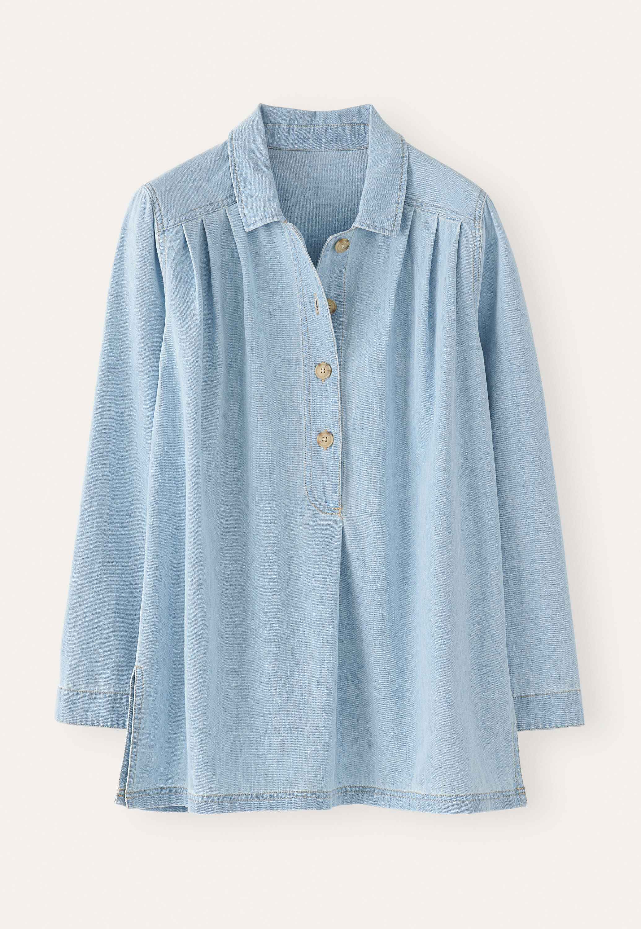 Pleated tunic