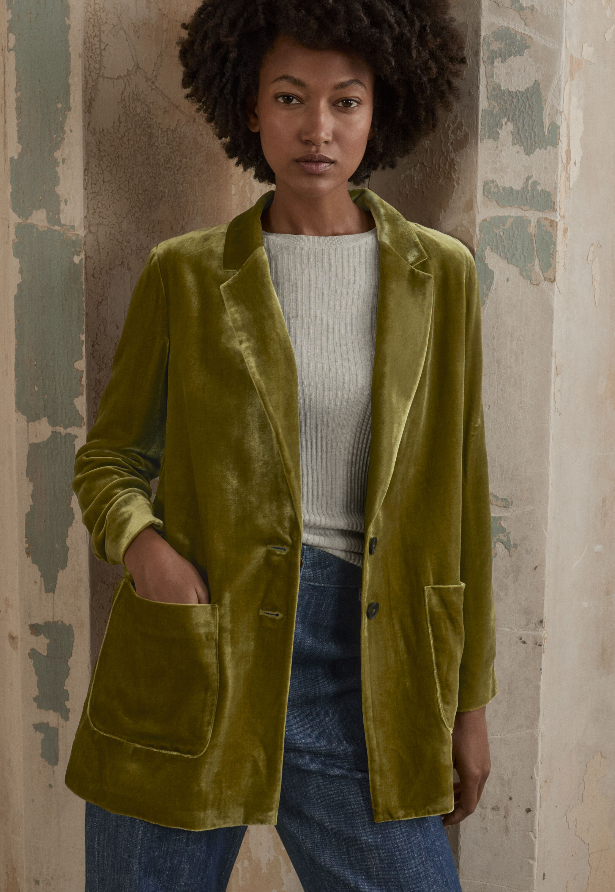 Velvet jacket