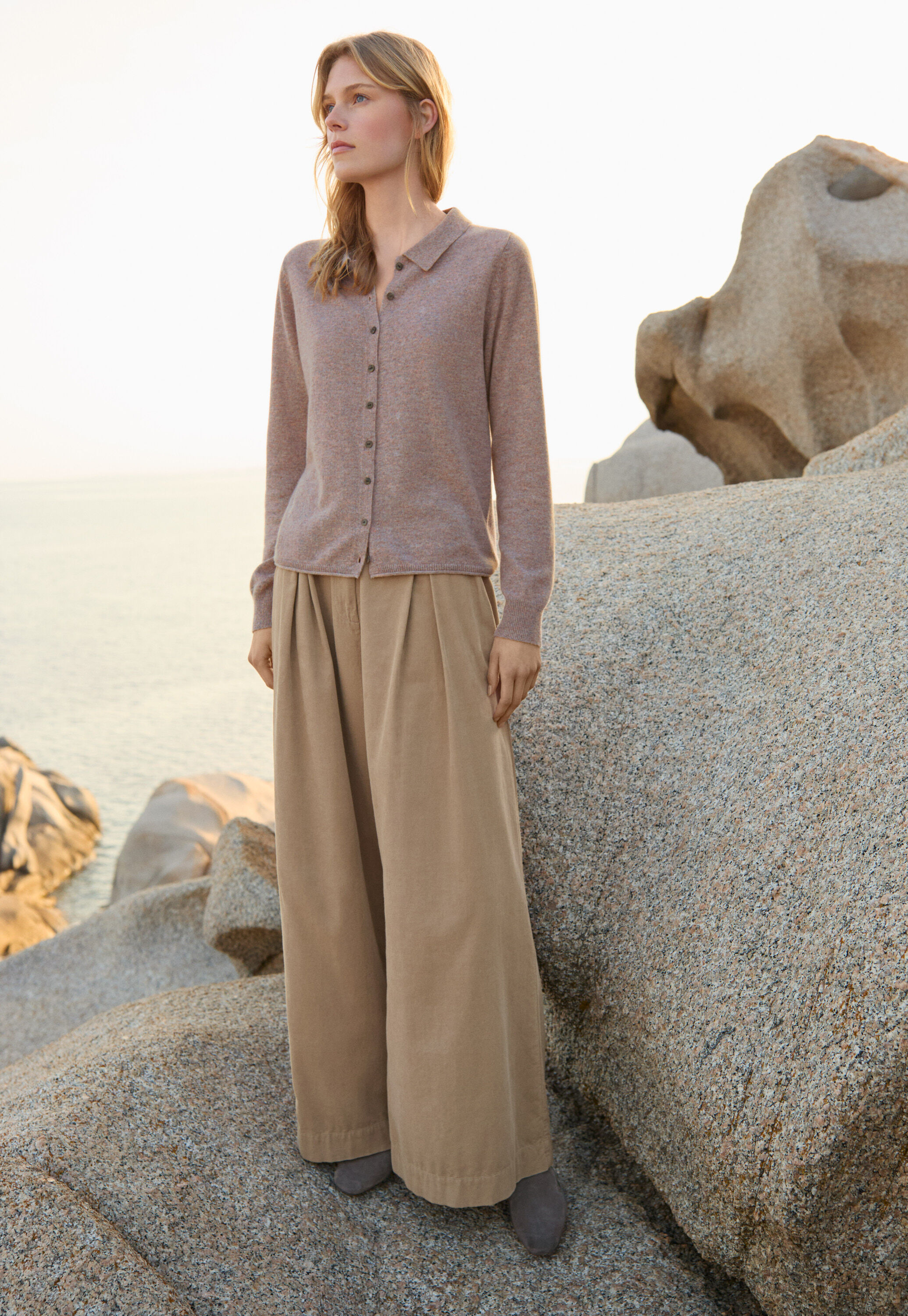 Button-through sweater