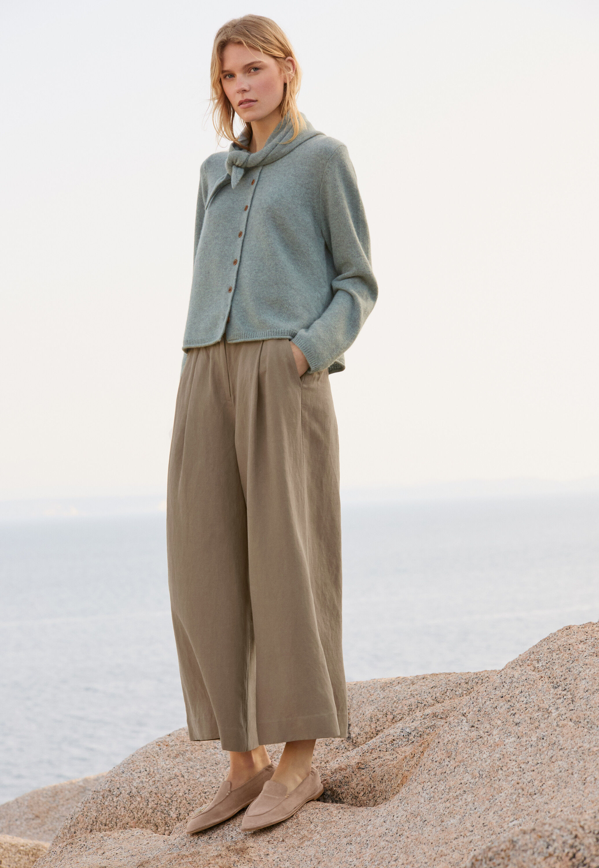 Button-through sweater