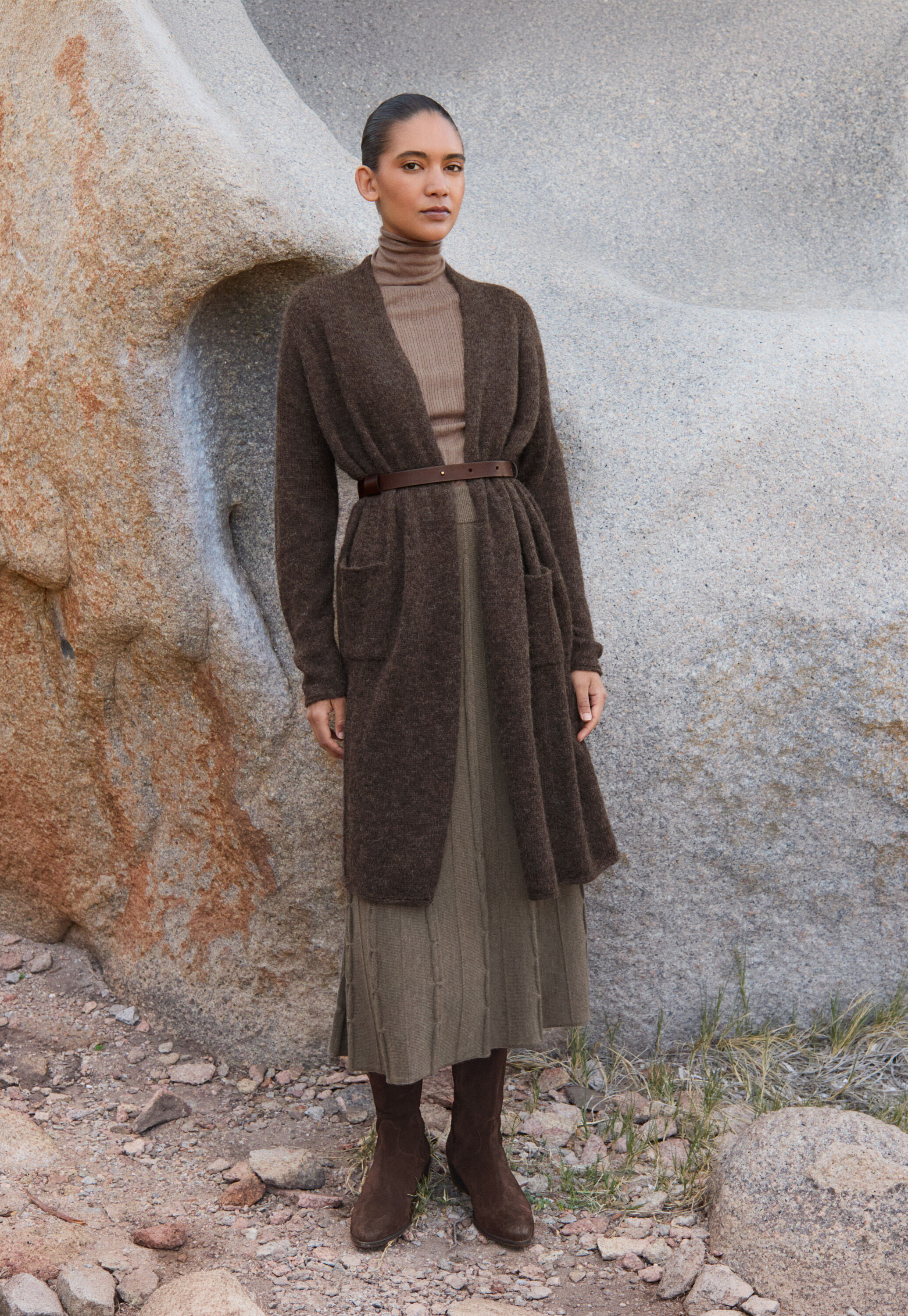 Edge-to-edge cardigan
