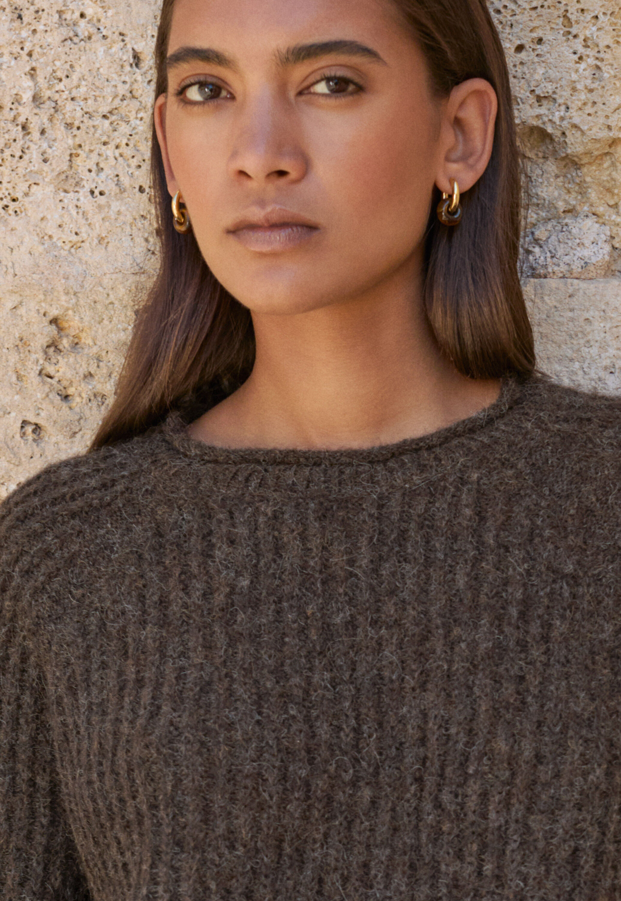 Peplum-detail dress