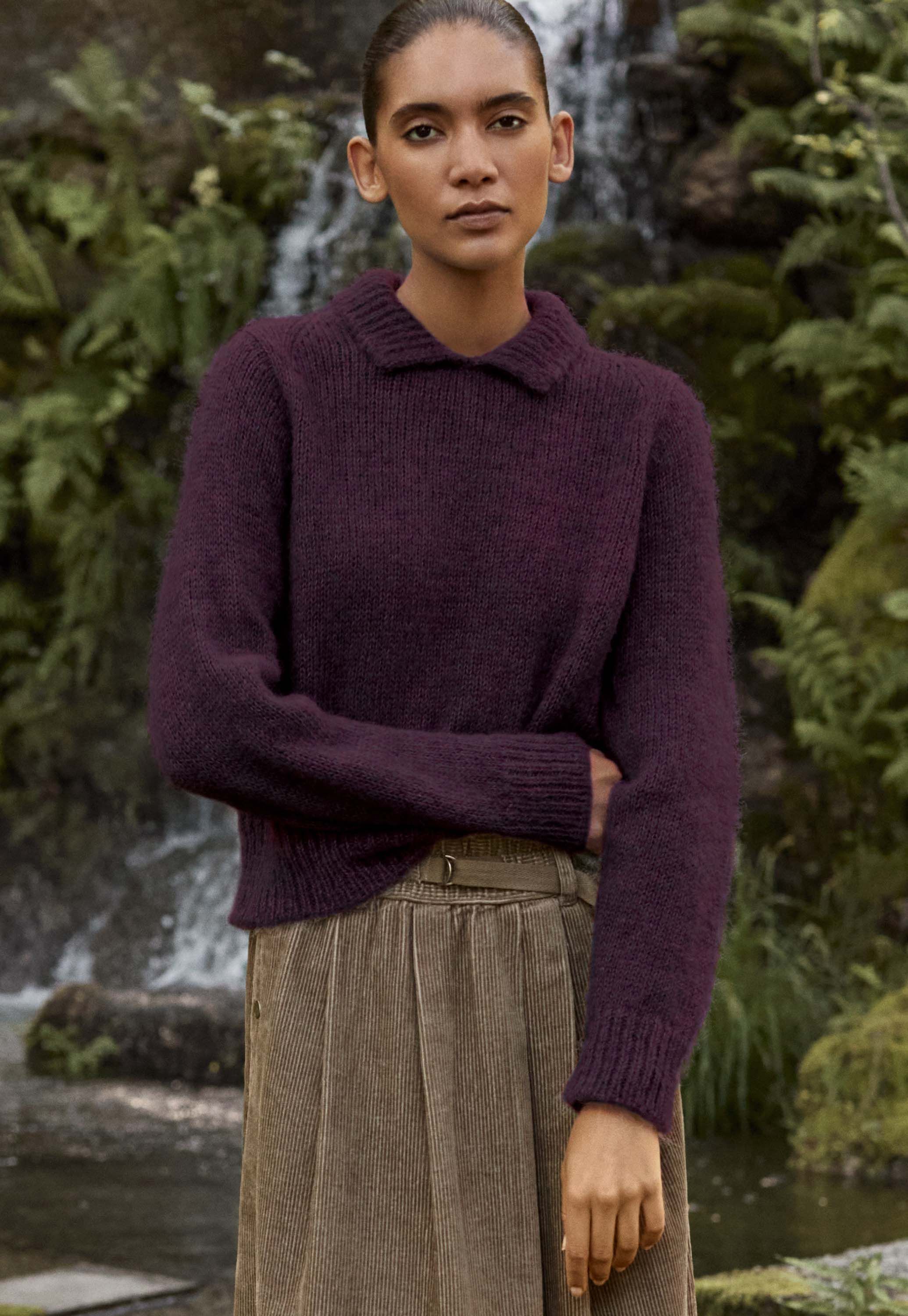 Collared sweater