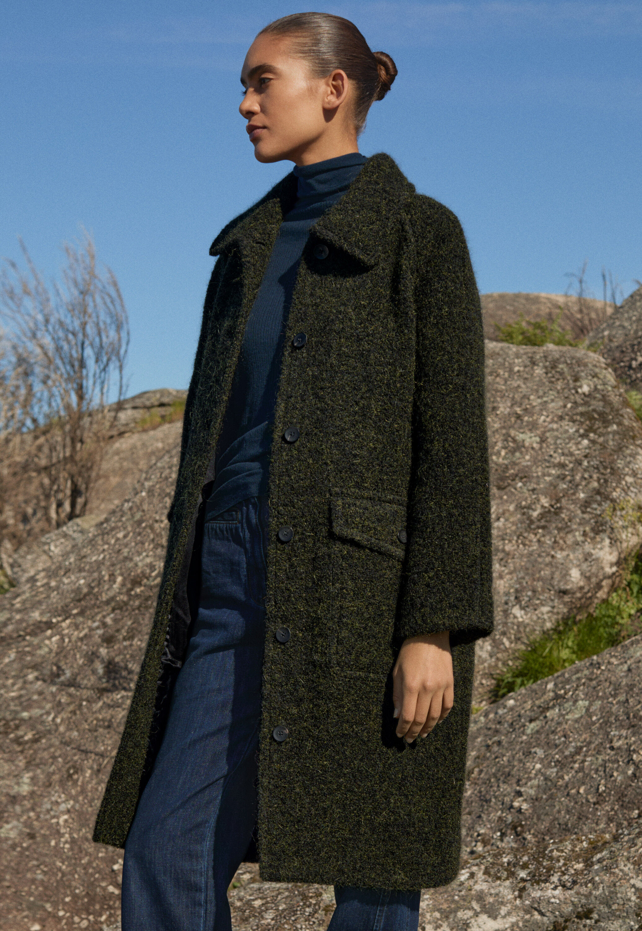 Edge-to-edge cardigan