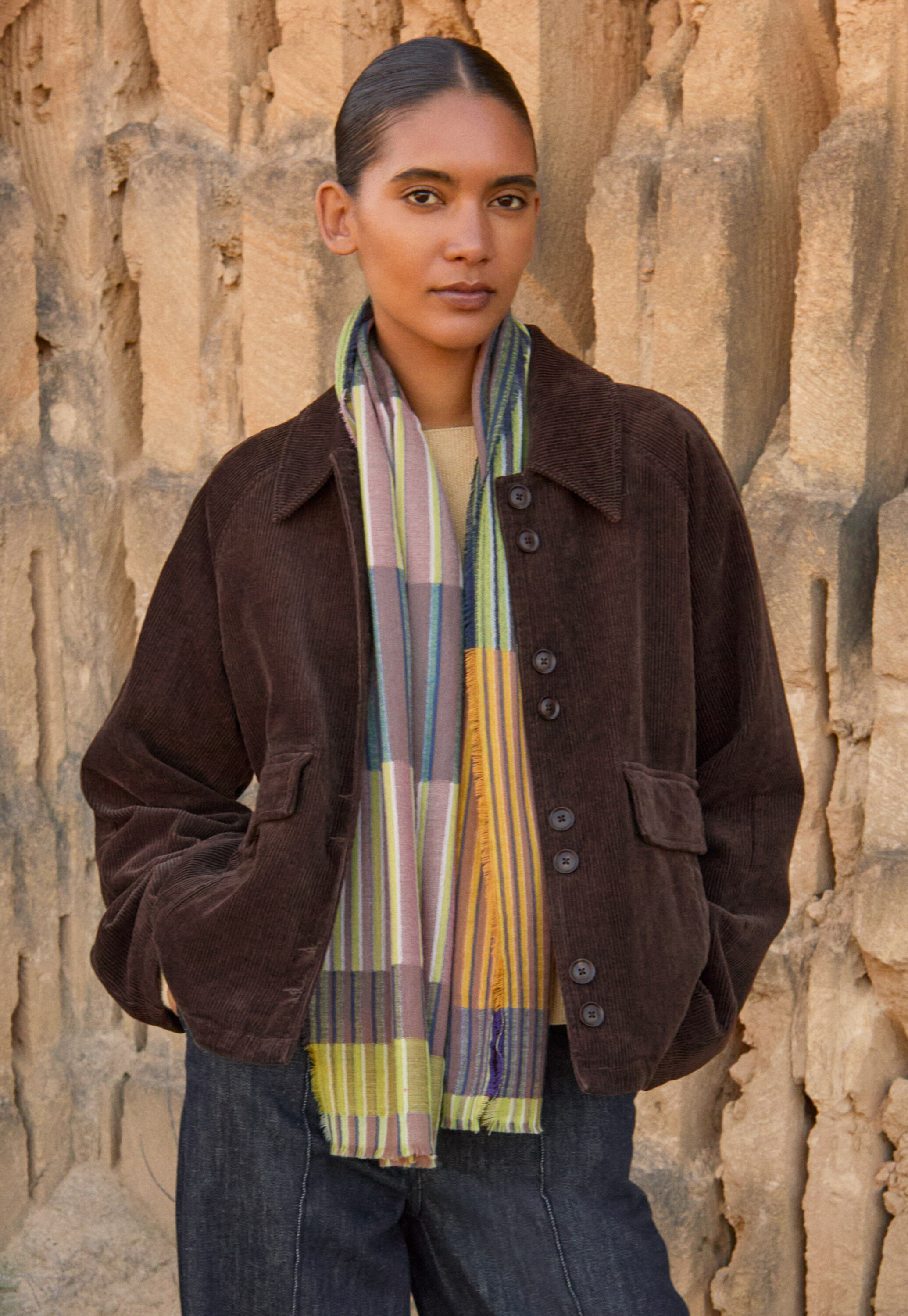Edge-to-edge cardigan