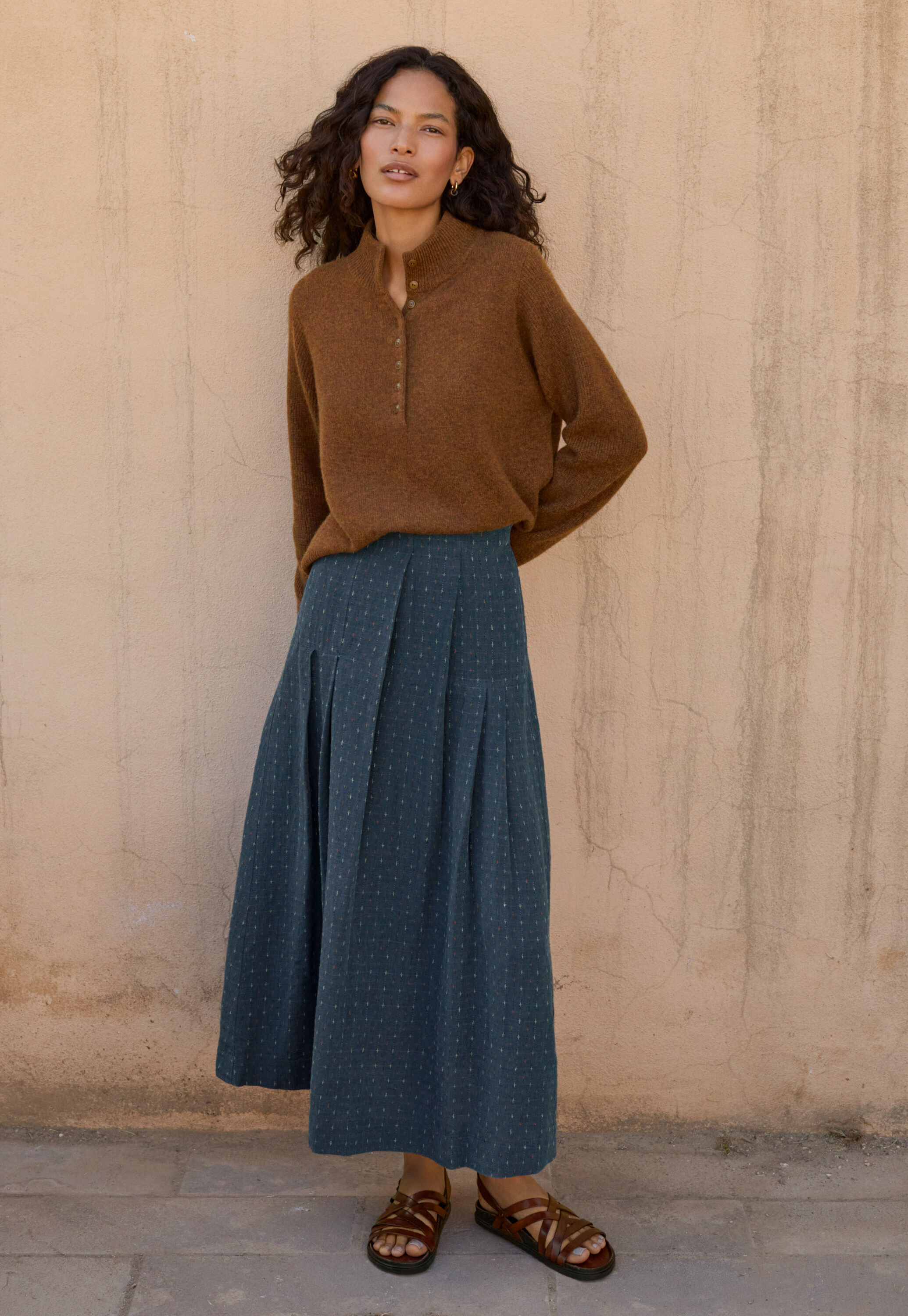Pleated skirt