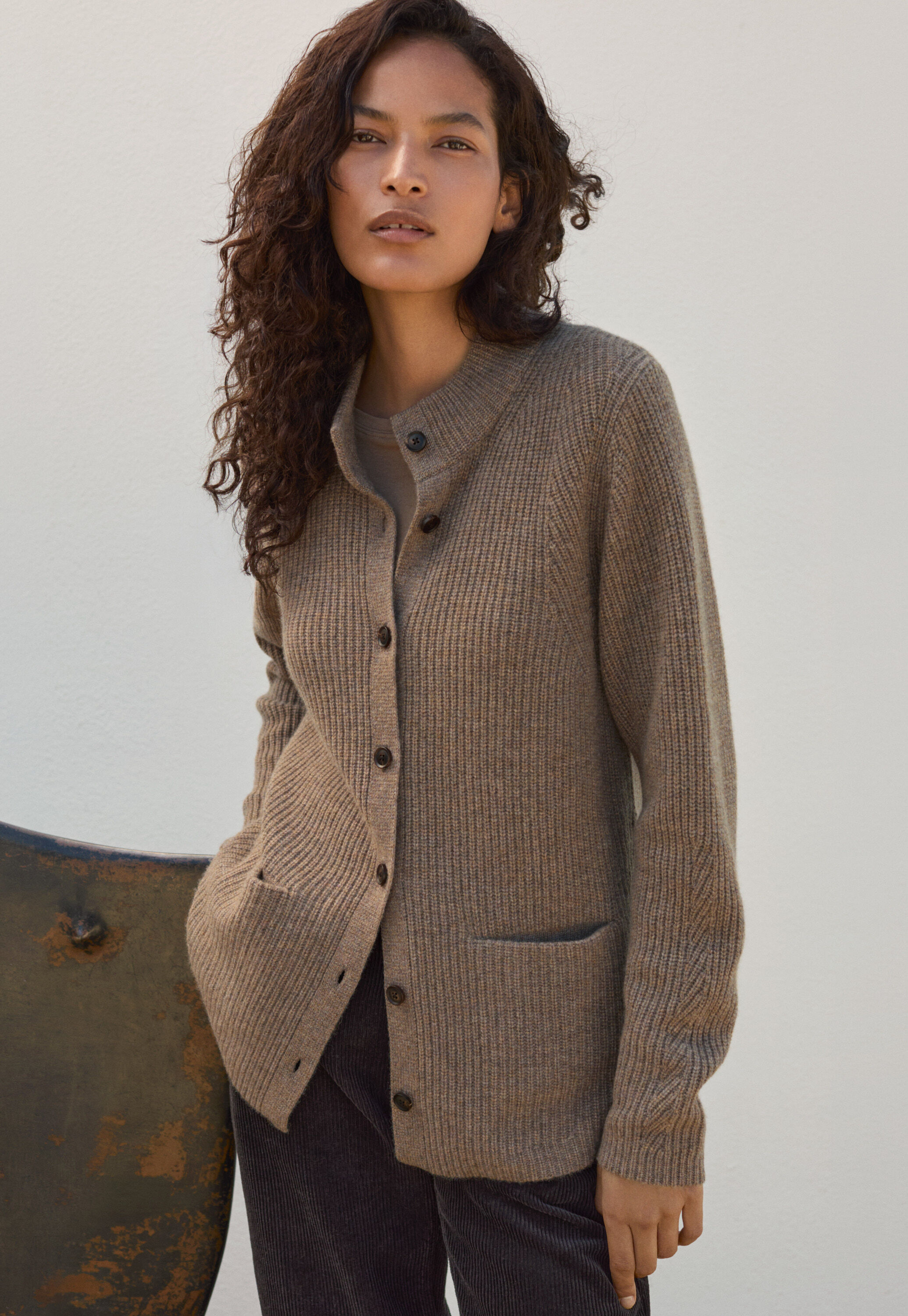 Funnel-neck sweater