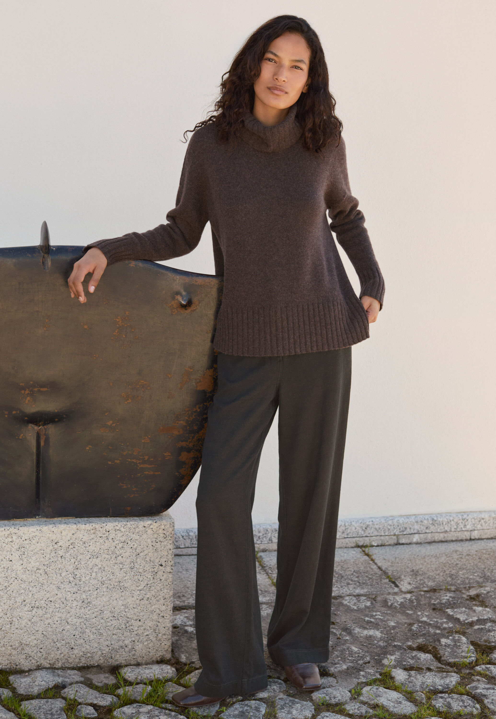 Roll-neck sweater