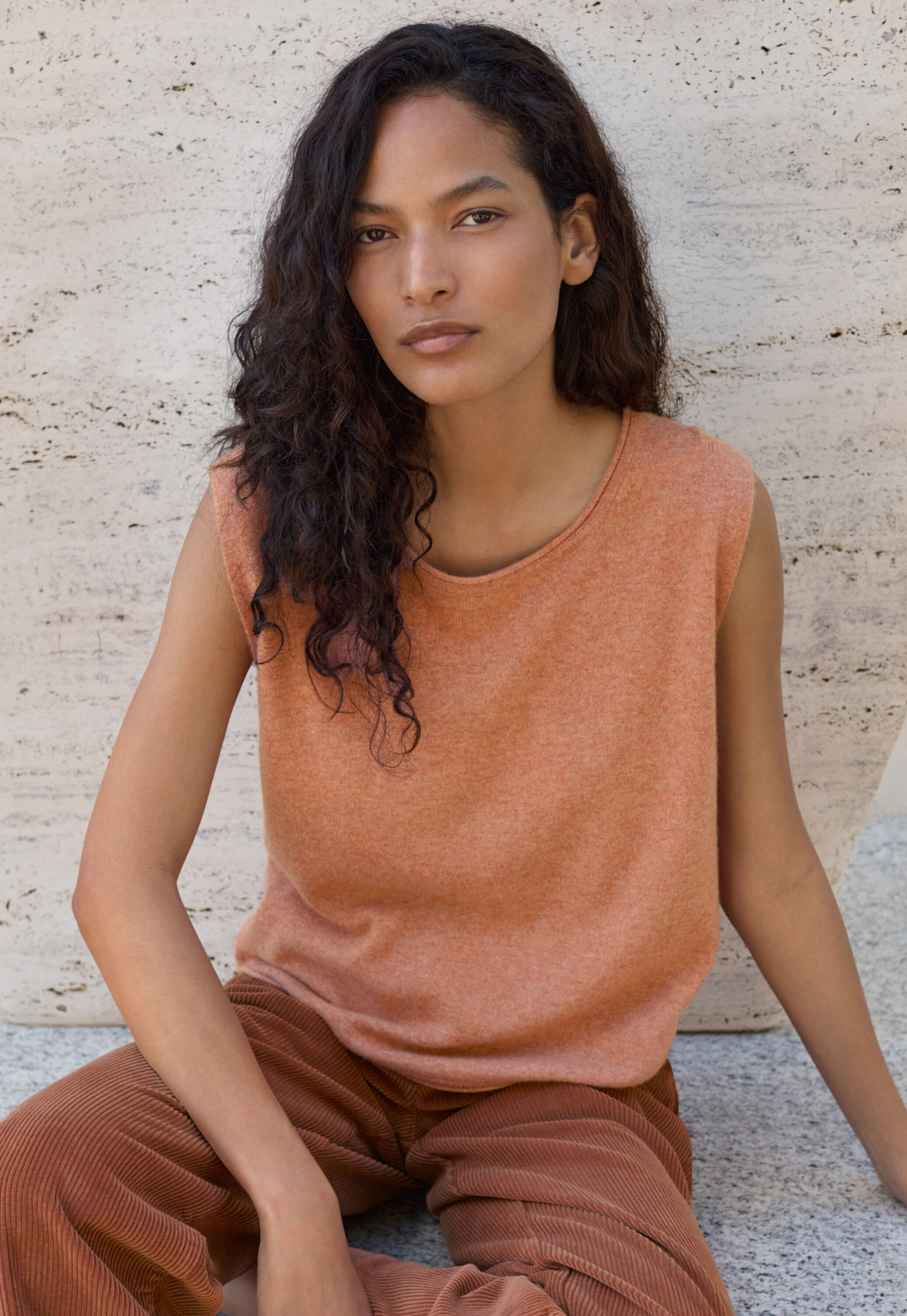 Funnel-neck sweater