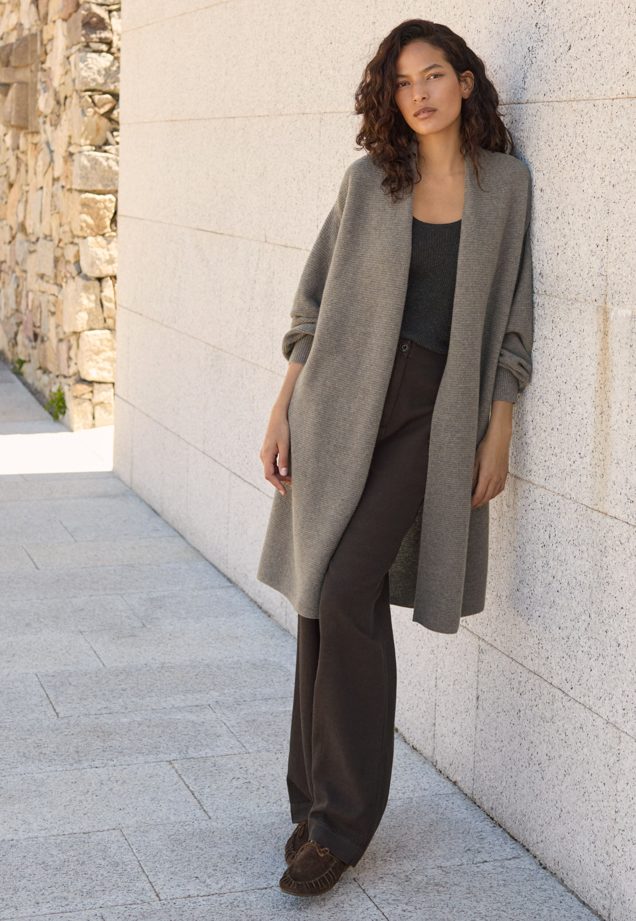 Funnel-neck sweater
