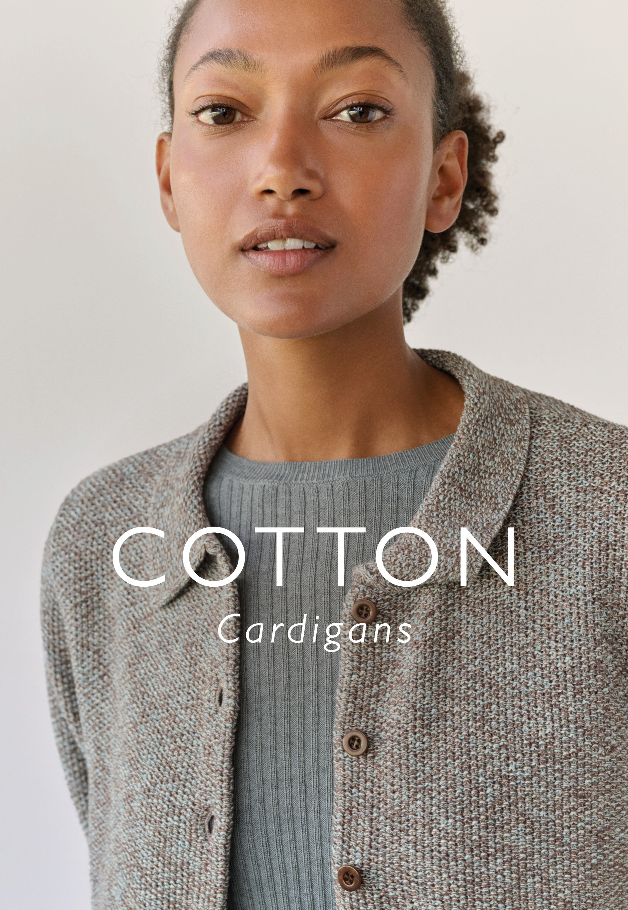 Moss-stitch cardigan