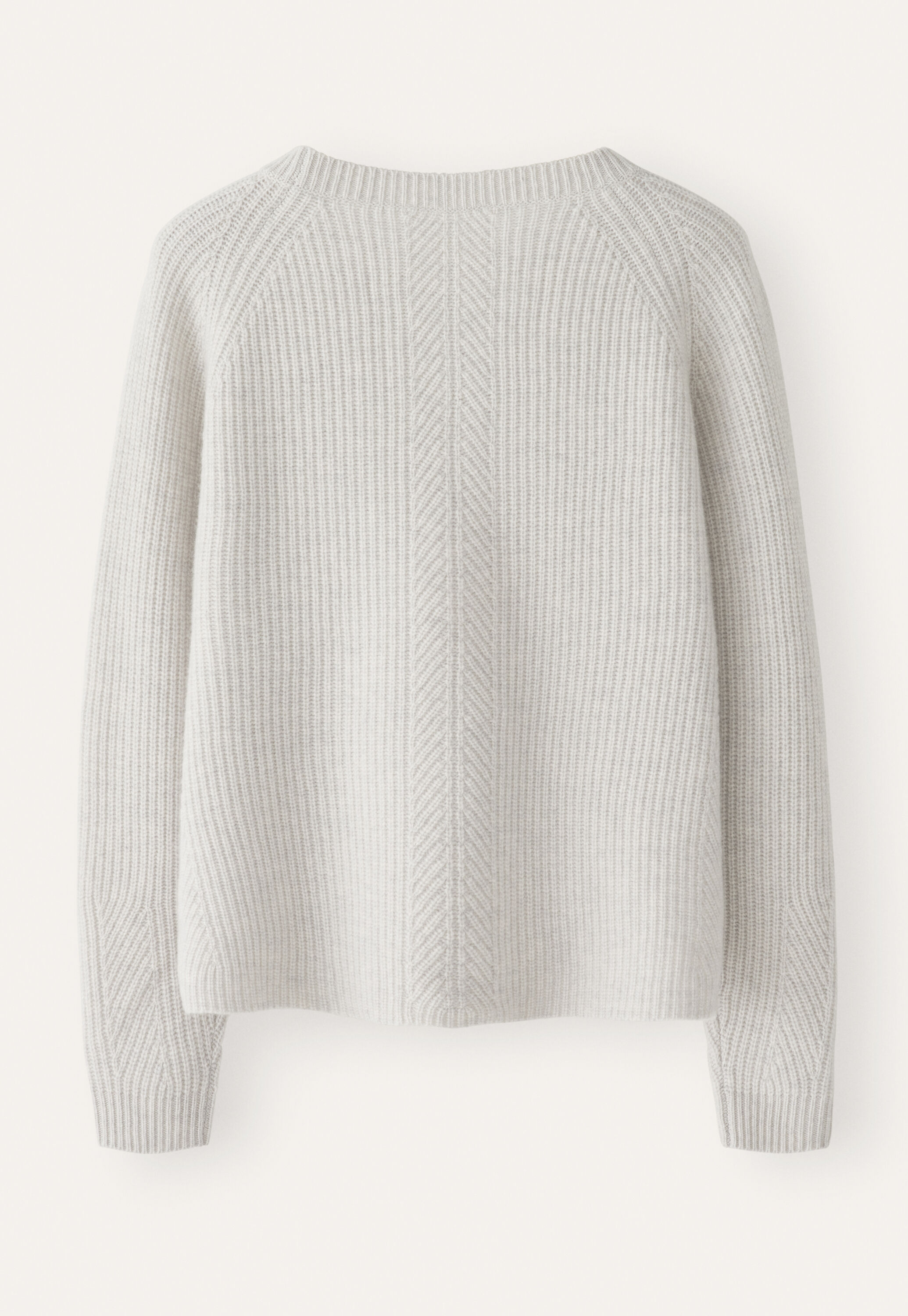 Ribbed crew-neck sweater