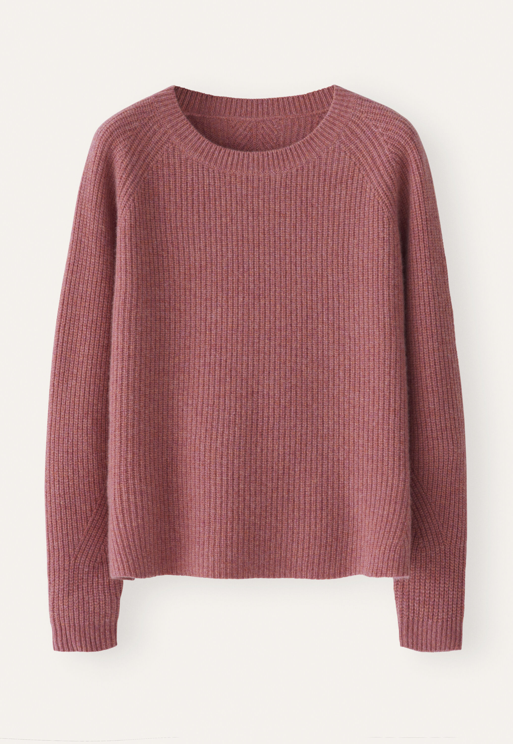Ribbed crew-neck sweater