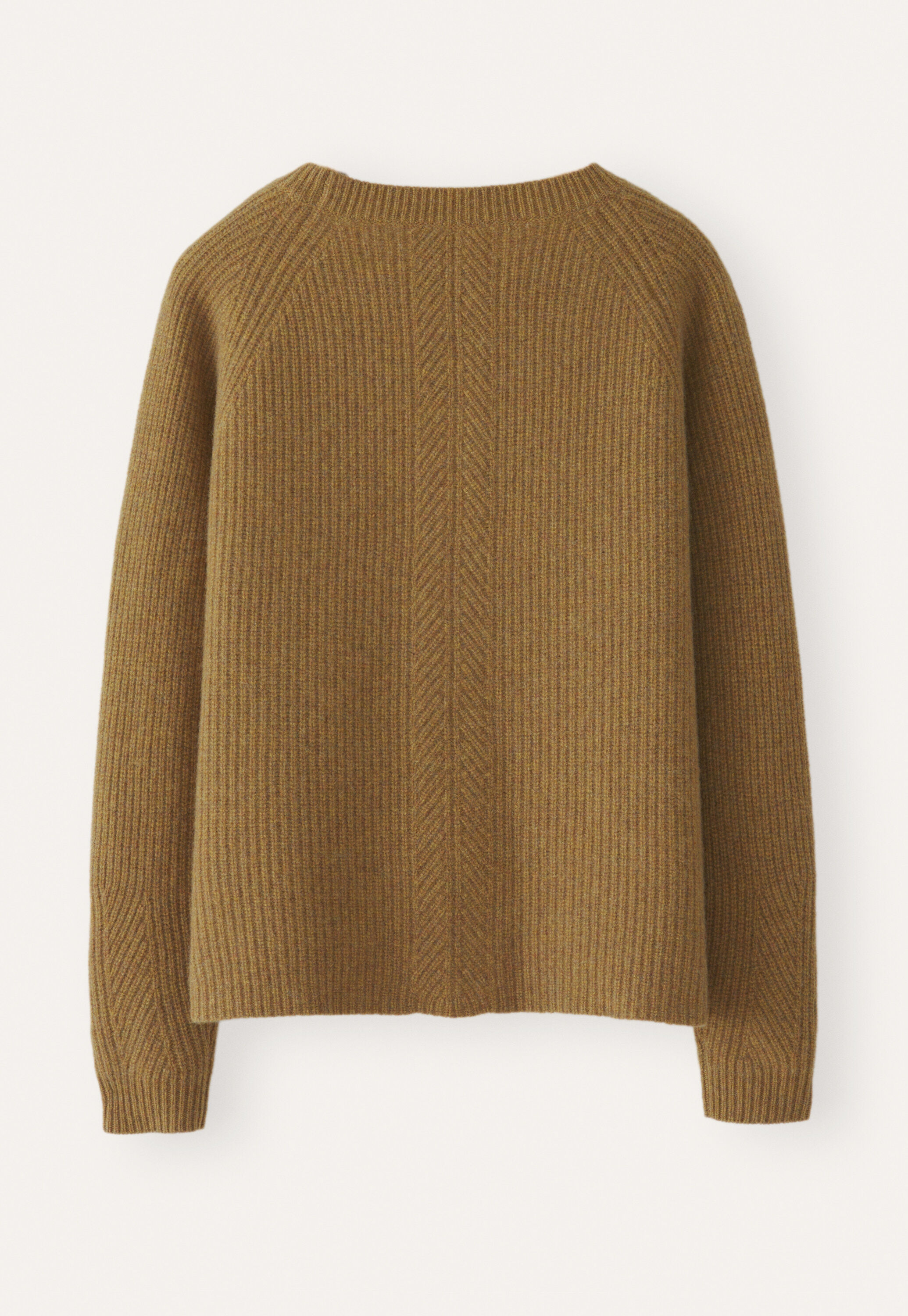 Ribbed crew-neck sweater