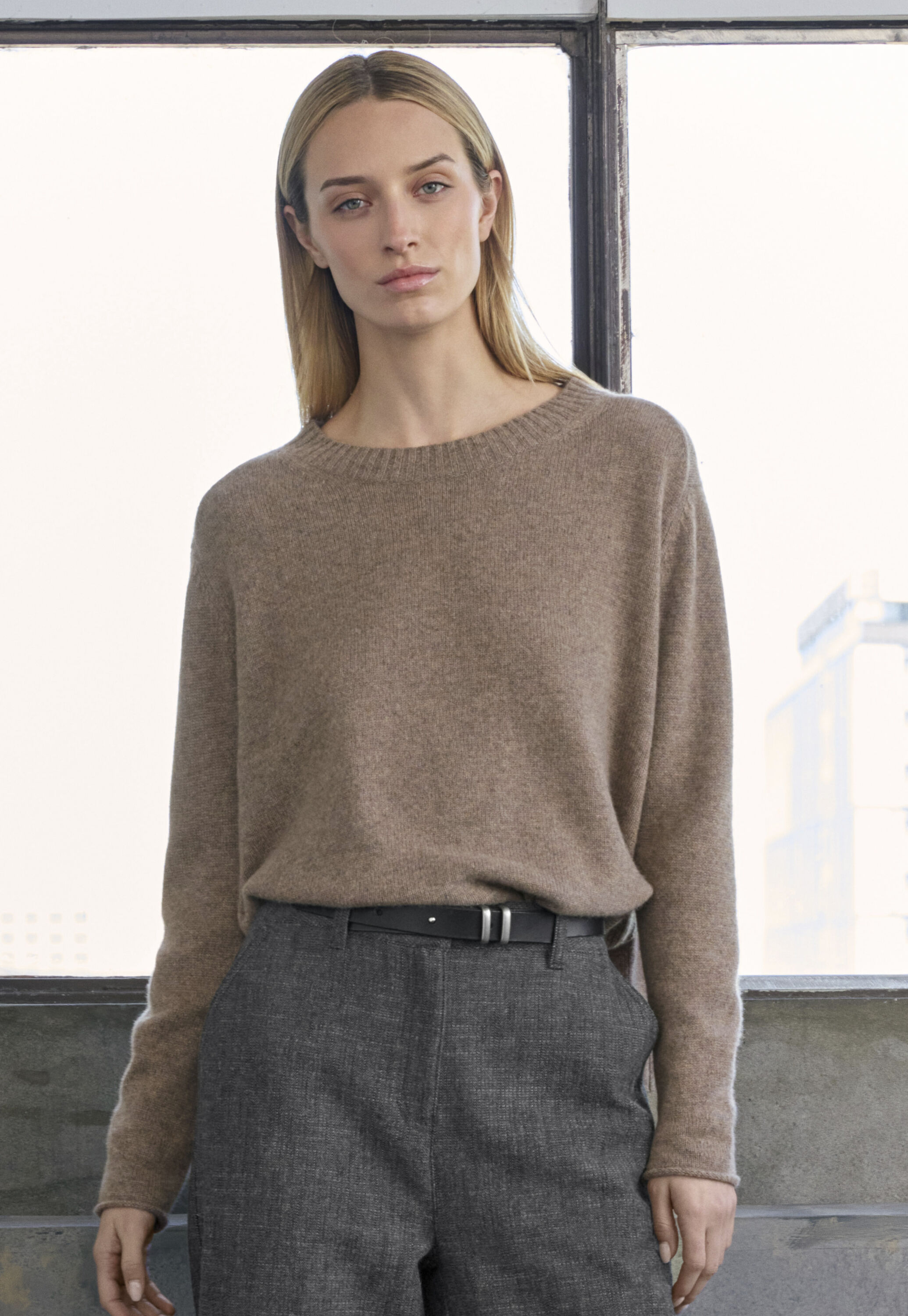 Peplum-detail dress