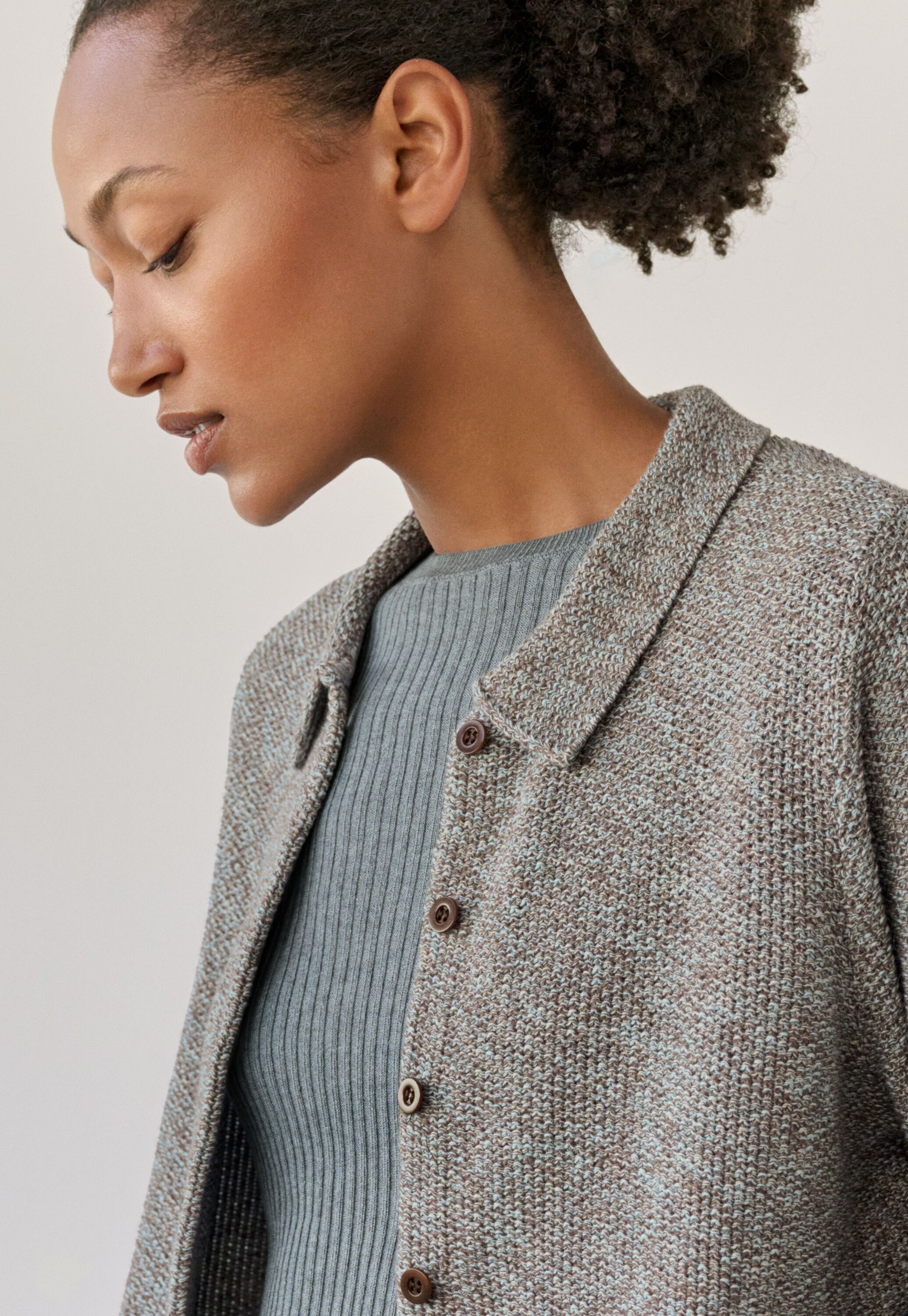 Peplum-detail dress